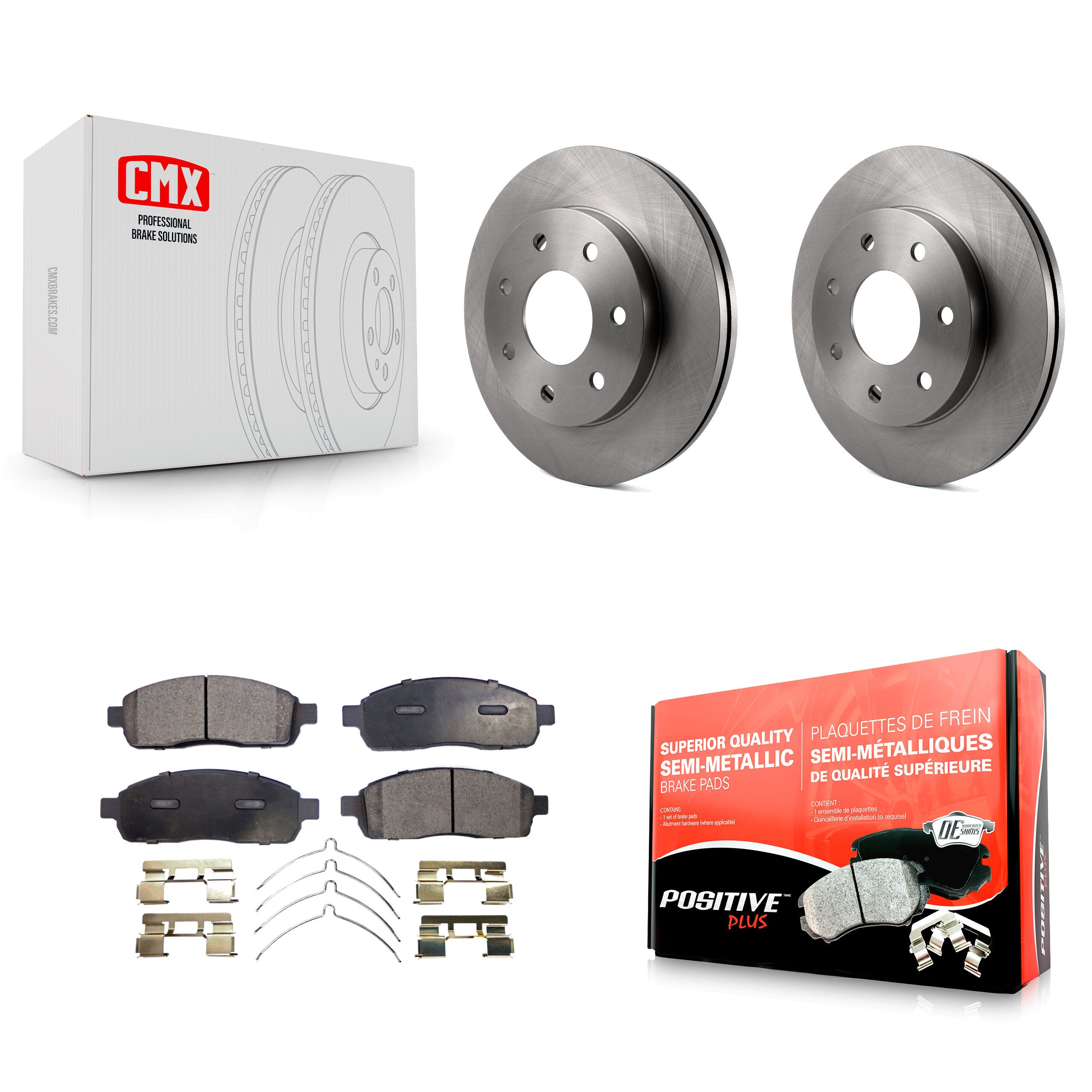 Transit Auto K8F-100131 Disc Brake Kit for 2004-2008 Lincoln Mark LT, Ford F-150 - Front product image