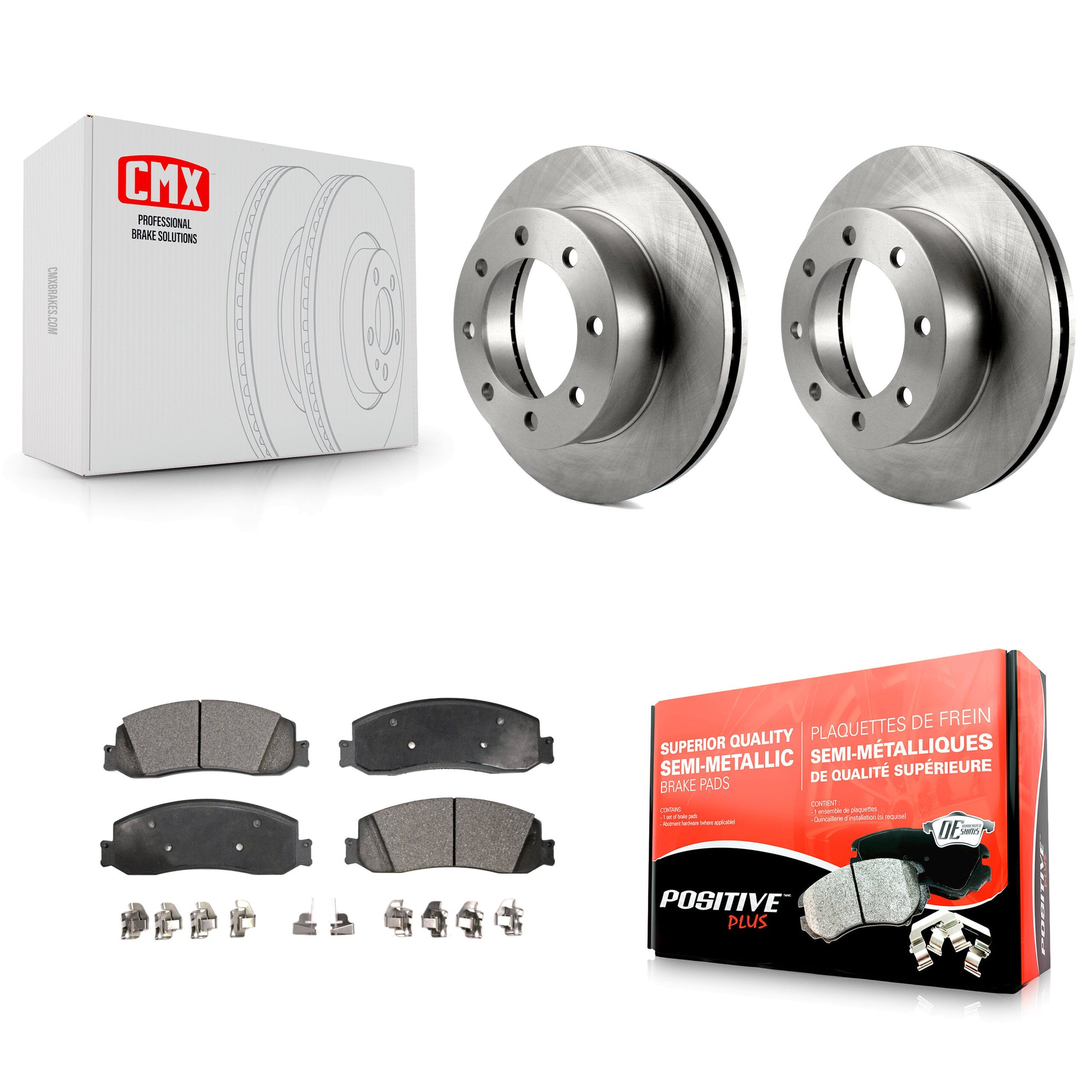 Transit Auto K8F-100136 Disc Brake Kit for 2008-2012 Ford F-250 Super Duty, Ford F-350 Super Duty - Front product image