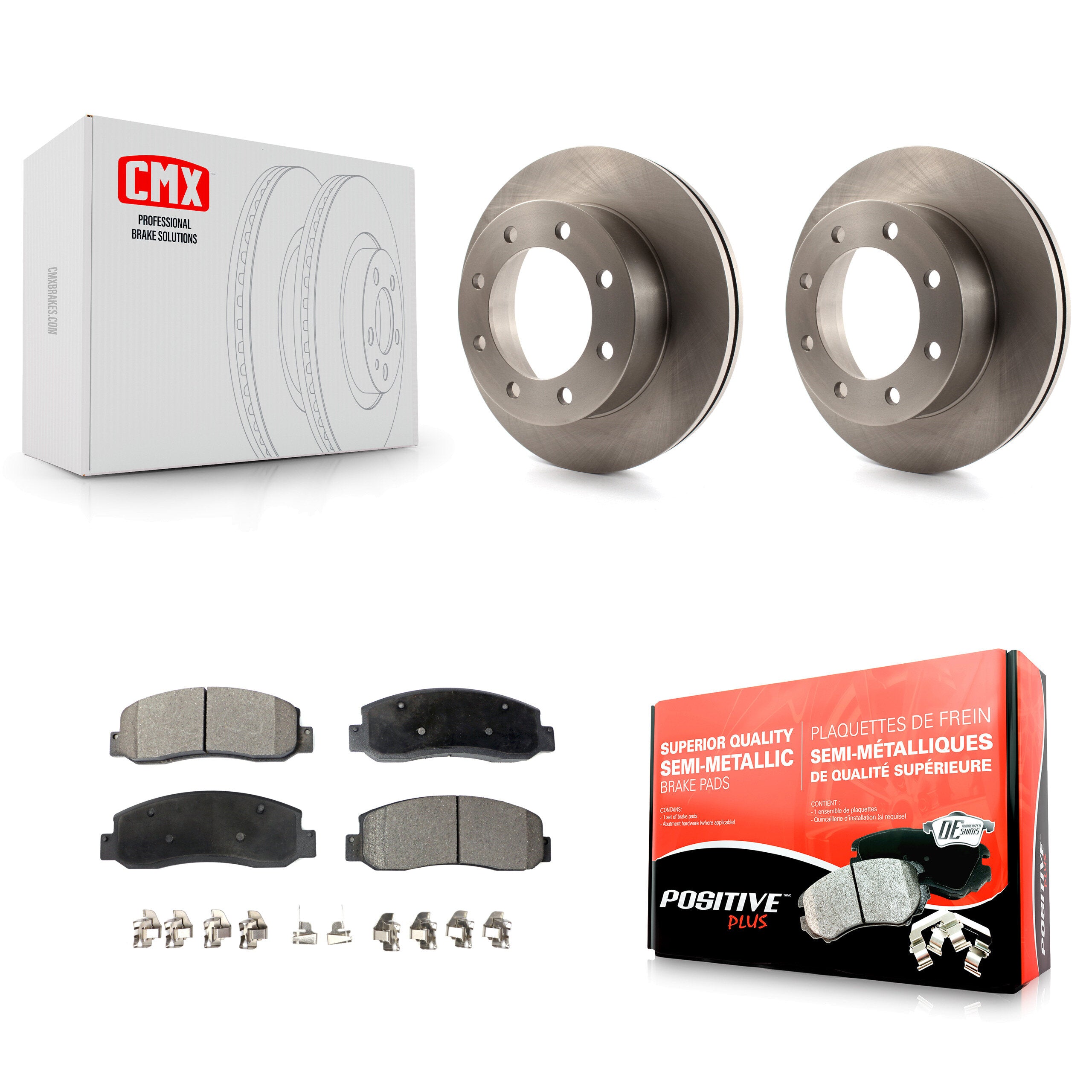 Transit Auto K8F-100144 Disc Brake Kit for 2005-2012 Ford F-450 Super Duty, Ford F-350 Super Duty - Front product image