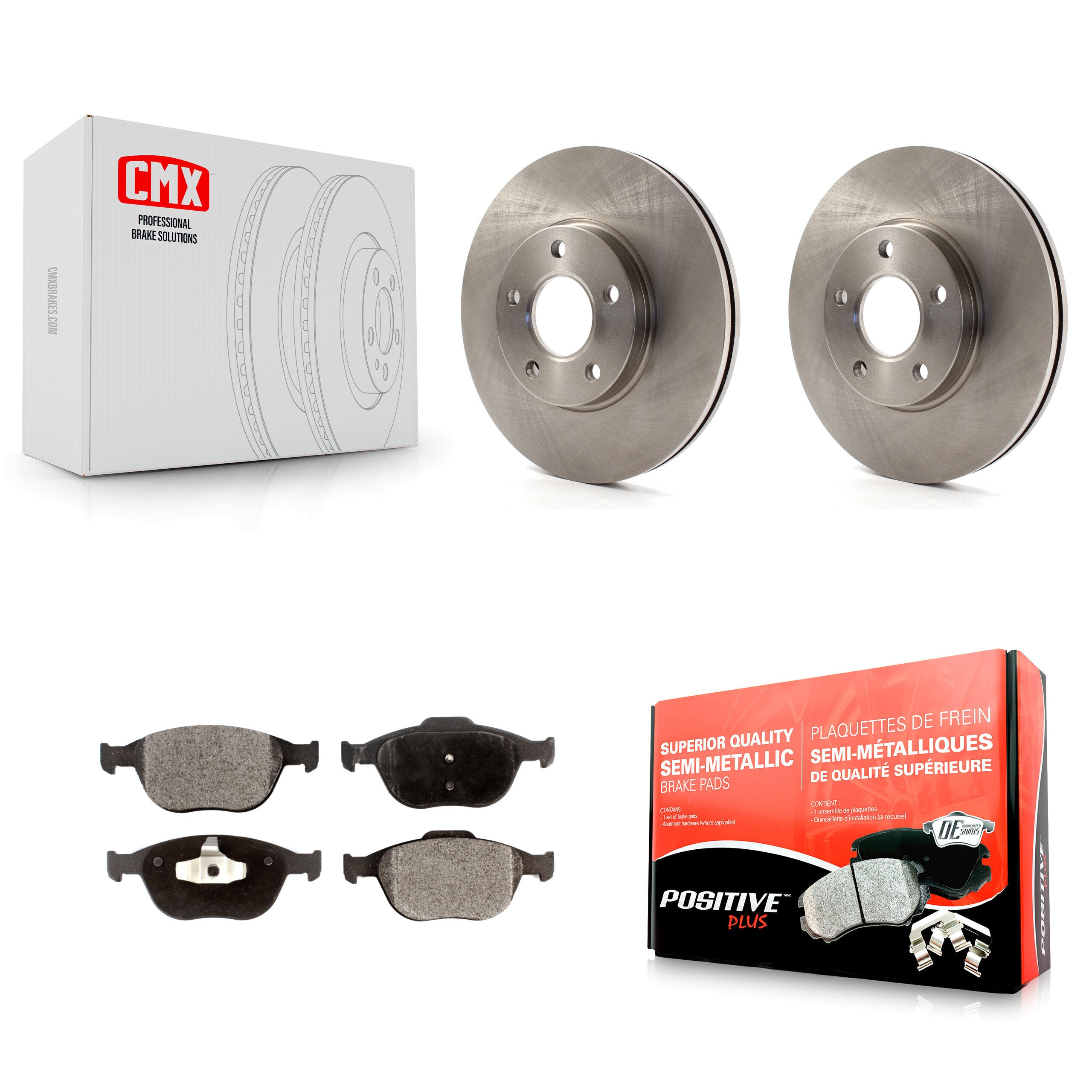 Transit Auto K8F-100165 Disc Brake Kit for 2010-2013 Ford Transit Connect - Front product image