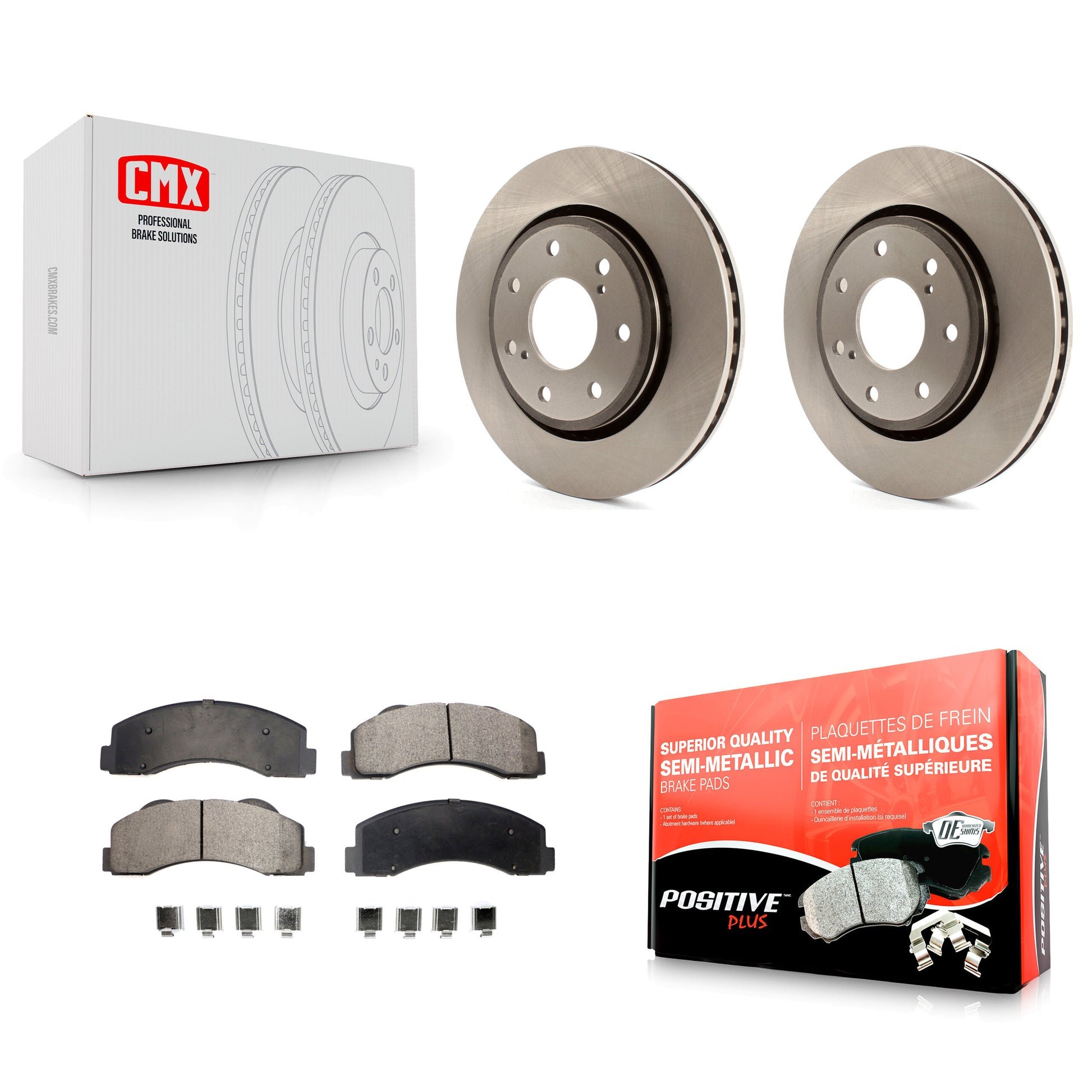 Transit Auto K8F-100166 Disc Brake Kit for 2010-2014 Ford F-150 - Front product image