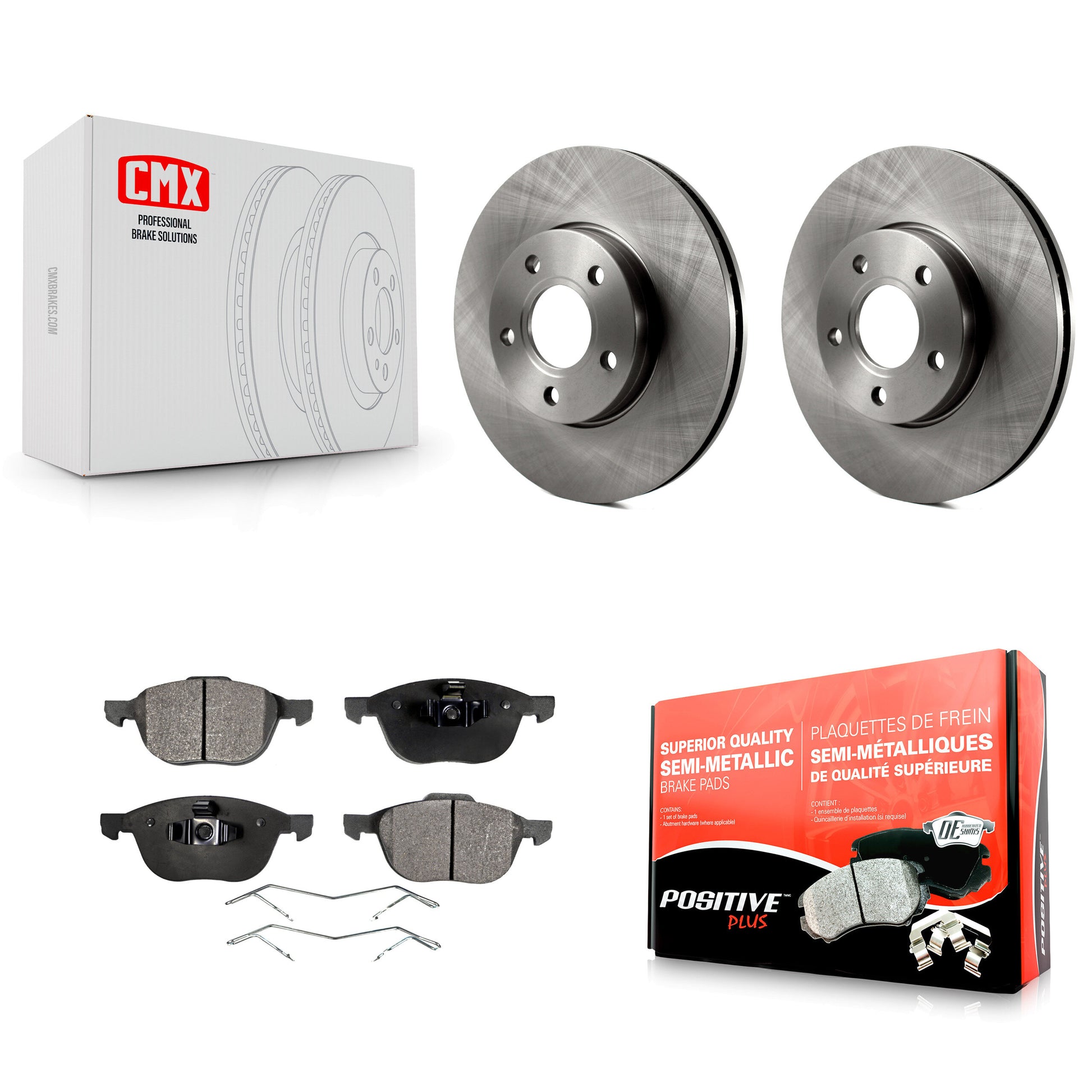 Transit Auto K8F-100169 Disc Brake Kit for 2012-2018 Ford C-Max, Ford Focus - Front product image