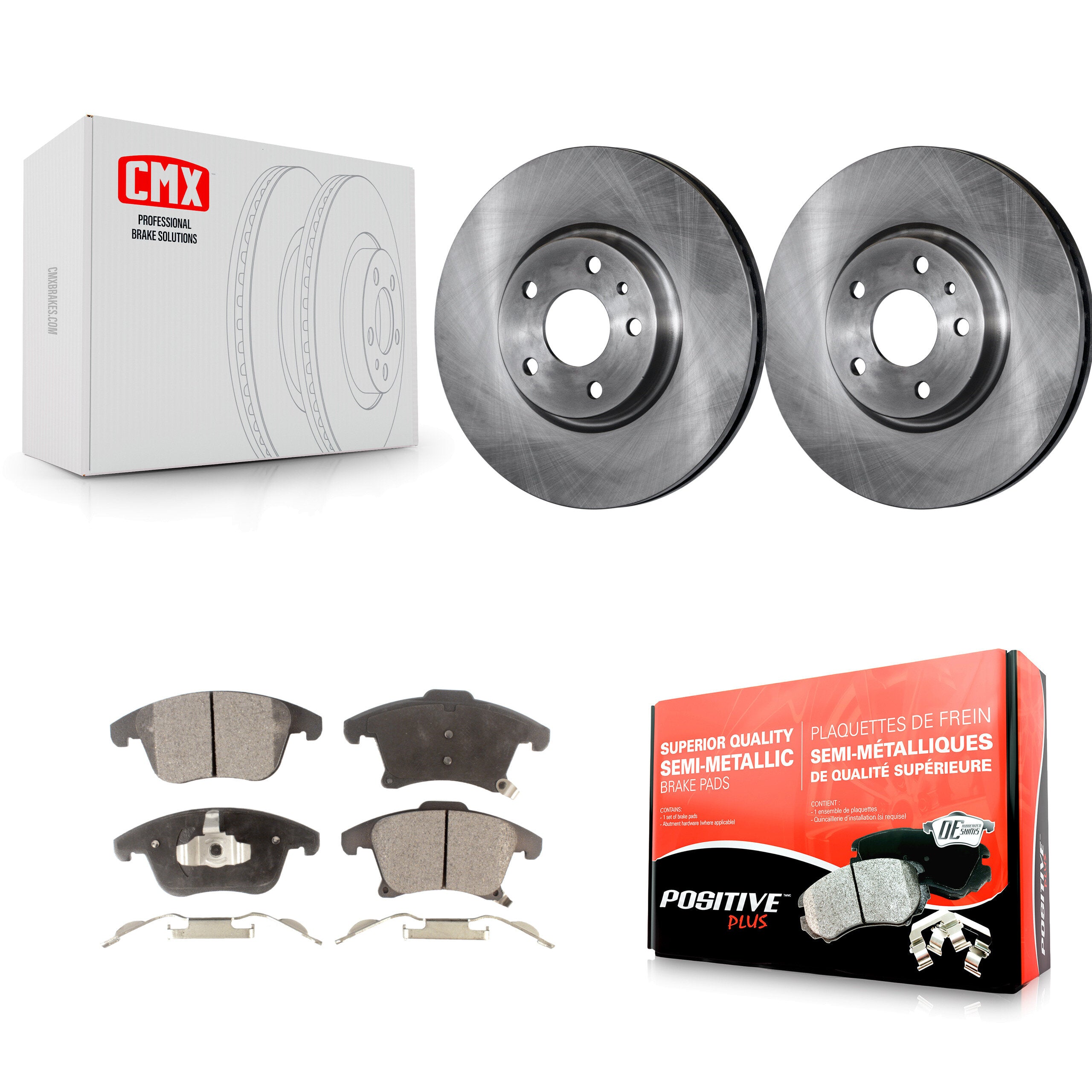 Transit Auto K8F-100171 Disc Brake Kit for 2013-2020 Ford Fusion, Lincoln MKZ - Front product image