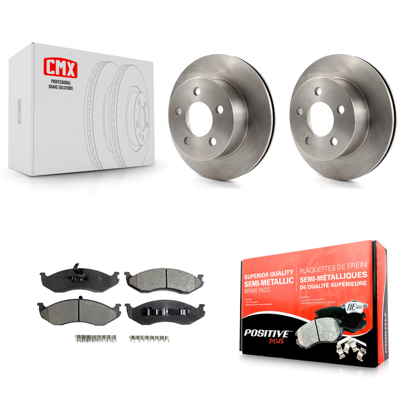 Transit Auto K8F-100200 Disc Brake Kit for 1993-2006 Jeep Cherokee, Jeep TJ, Jeep Wrangler & more - Front product image
