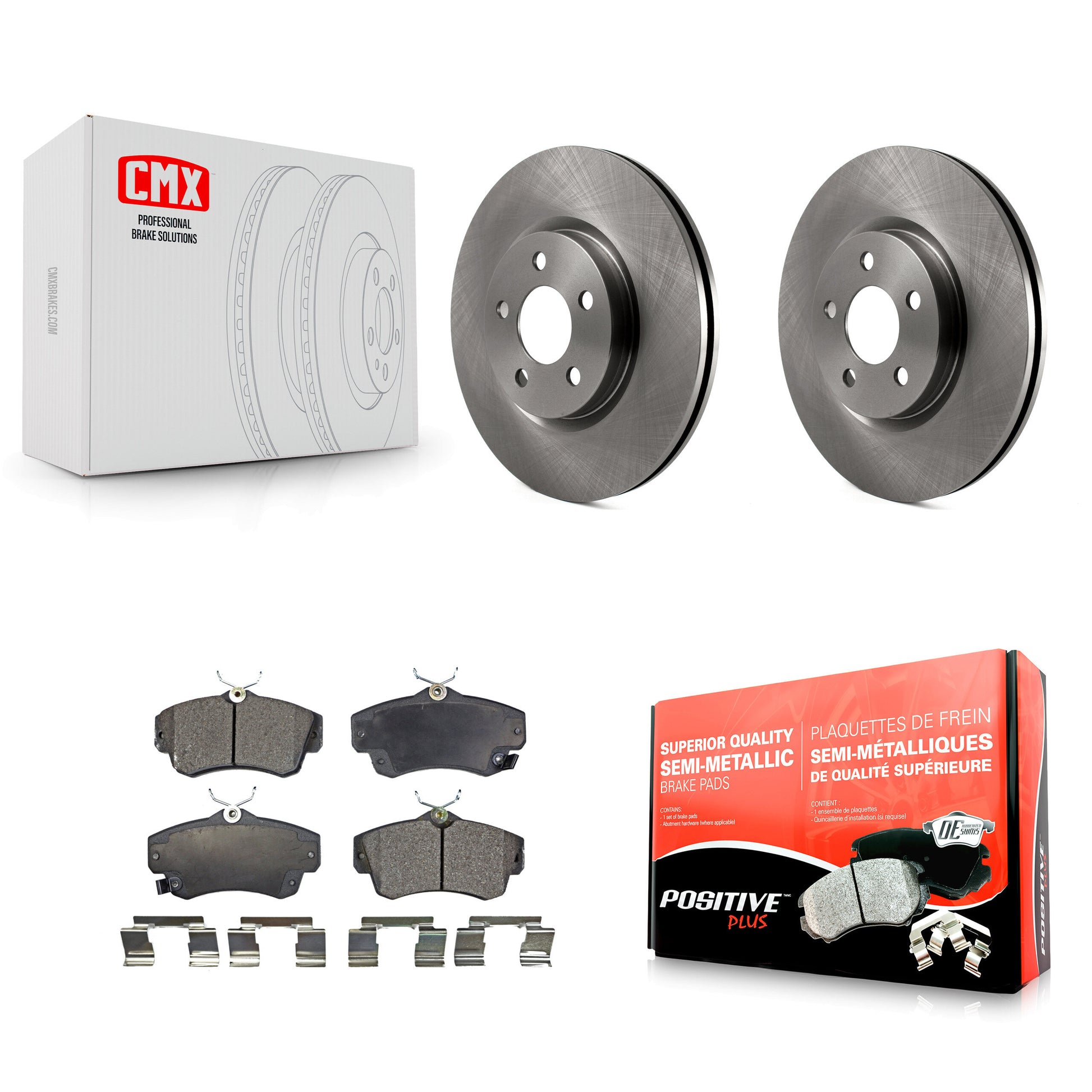 Transit Auto K8F-100202 Disc Brake Kit for 2001-2010 Chrysler PT Cruiser - Front product image