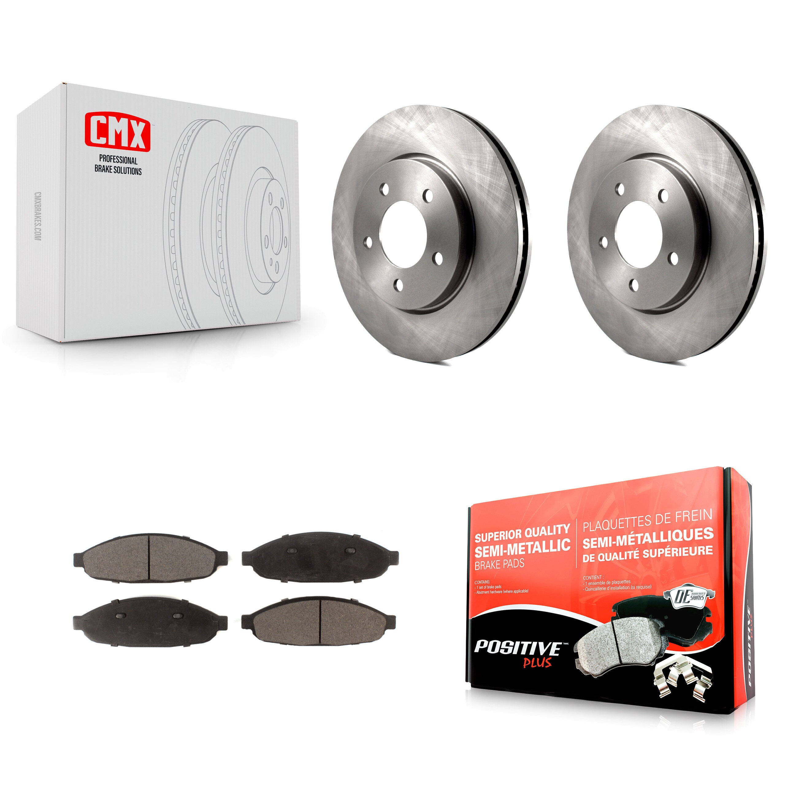 Transit Auto K8F-100214 Disc Brake Kit for 2004-2008 Chrysler Pacifica - Front product image