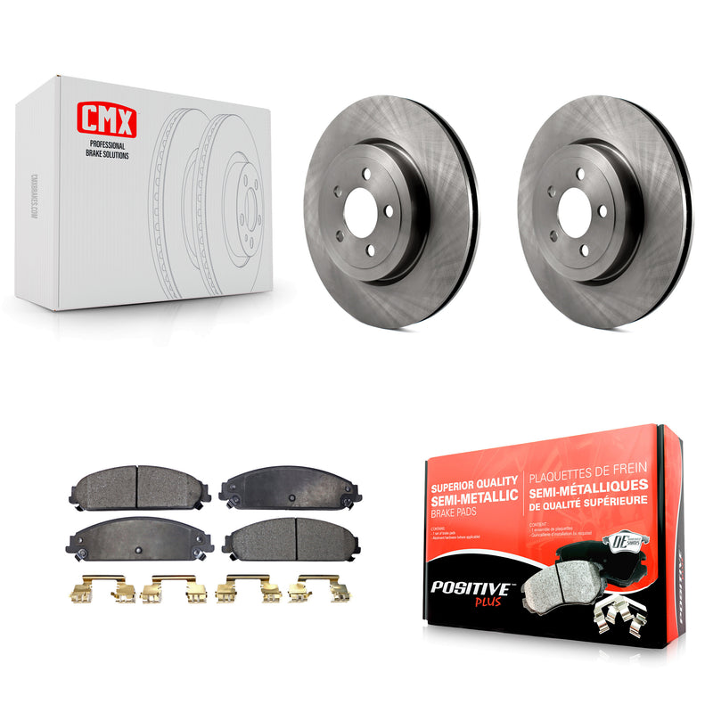 Transit Auto K8F-100217 Disc Brake Kit for 2005-2023 Dodge Charger, Chrysler 300, Dodge Challenger - Front product image