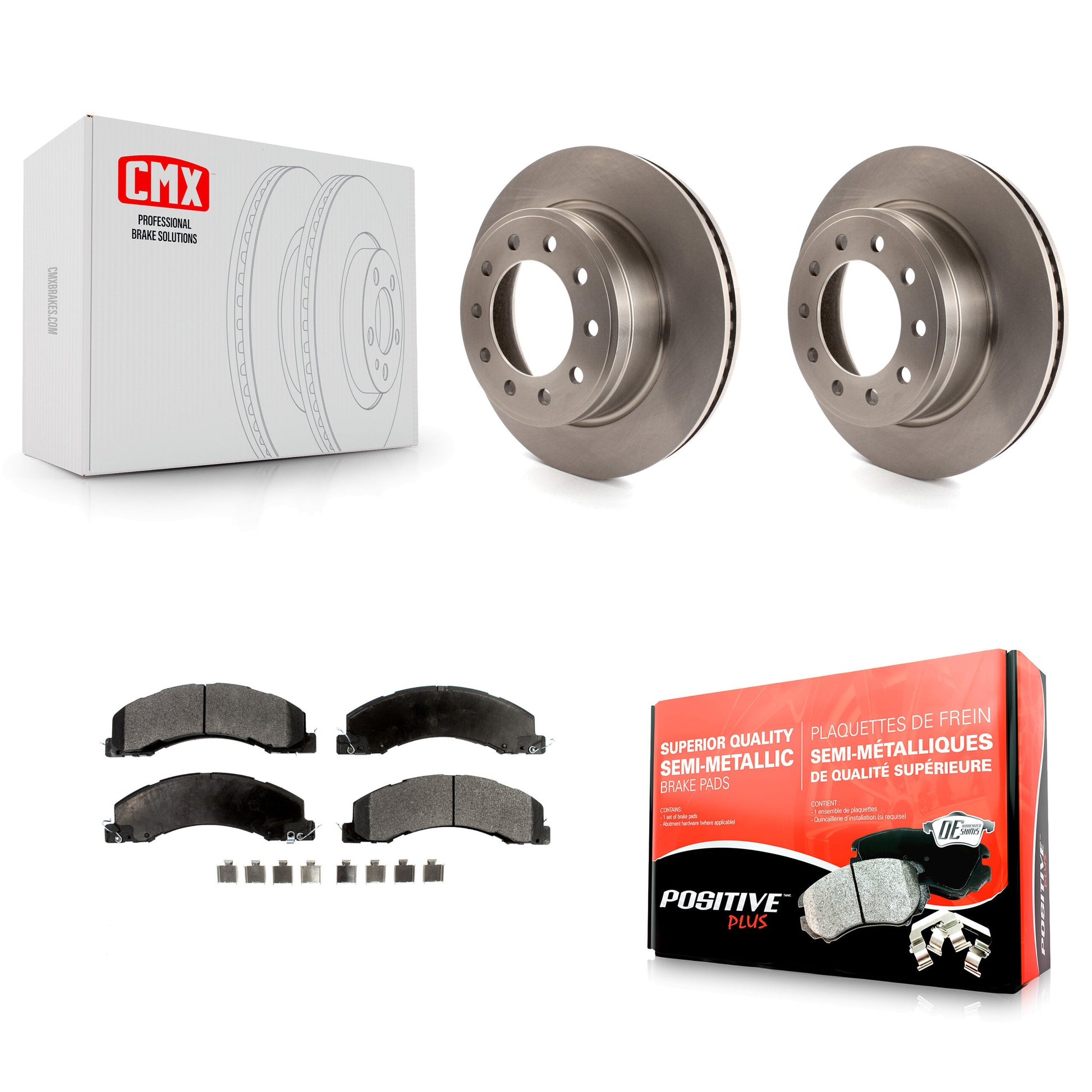 Transit Auto K8F-100234 Disc Brake Kit for 2008-2023 Ram 4500, Ram 5500, Dodge Ram 4500 & more - Front product image