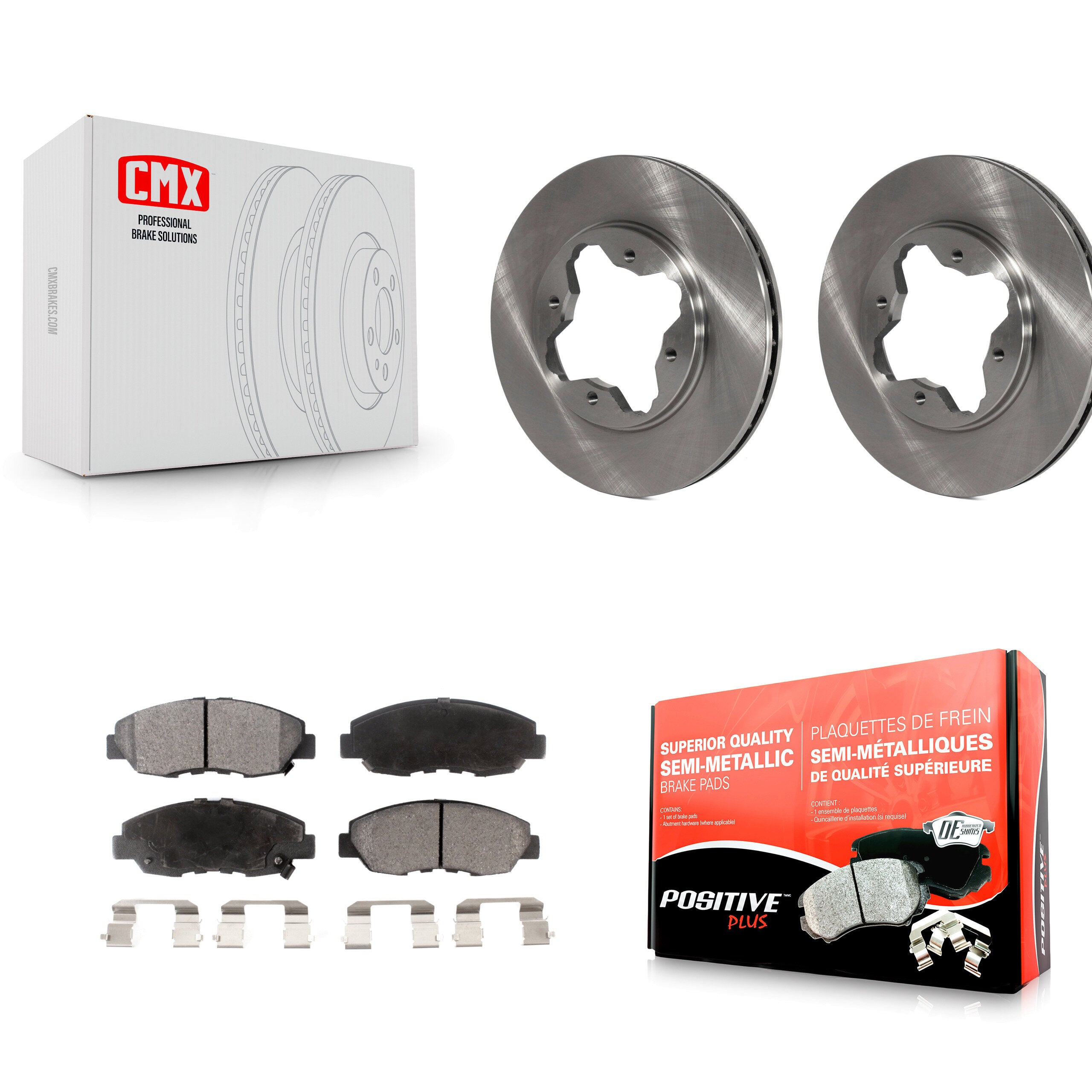 Transit Auto K8F-100258 Disc Brake Kit for 1990-1997 Acura CL, Honda Accord - Front product image