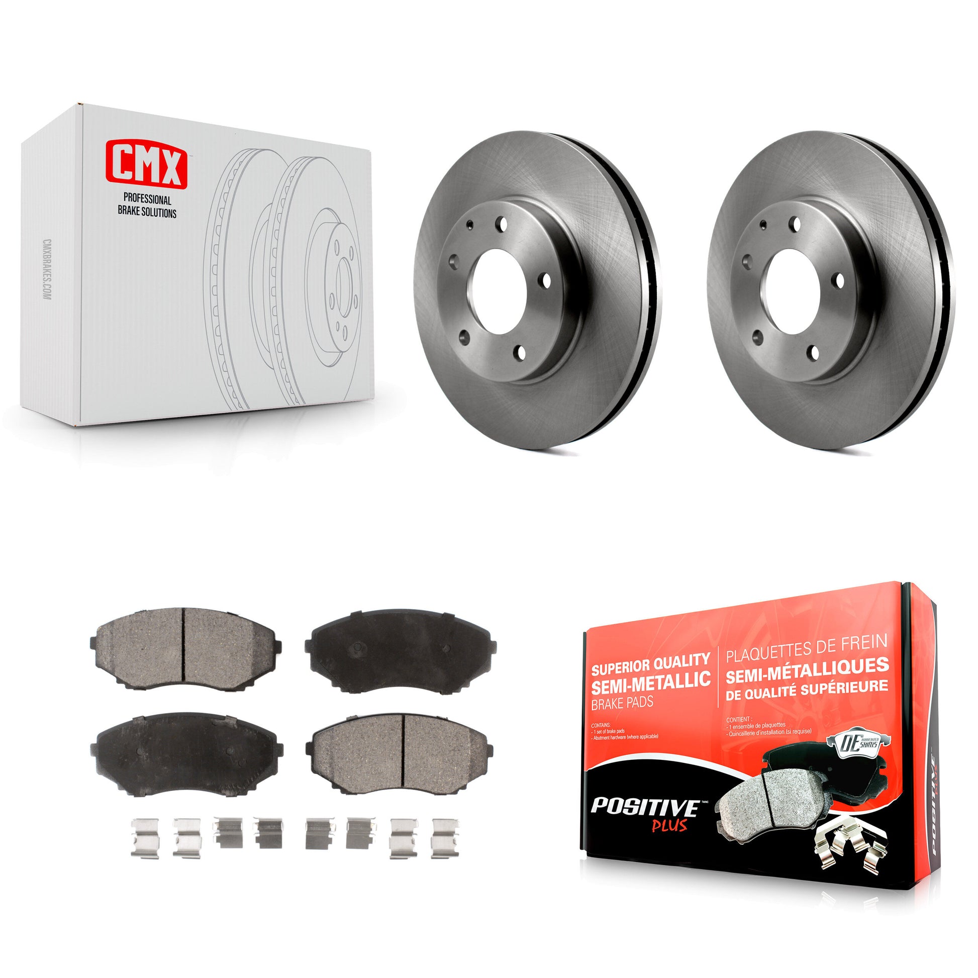 Transit Auto K8F-100283 Disc Brake Kit for 2000-2006 Mazda MPV - Front product image