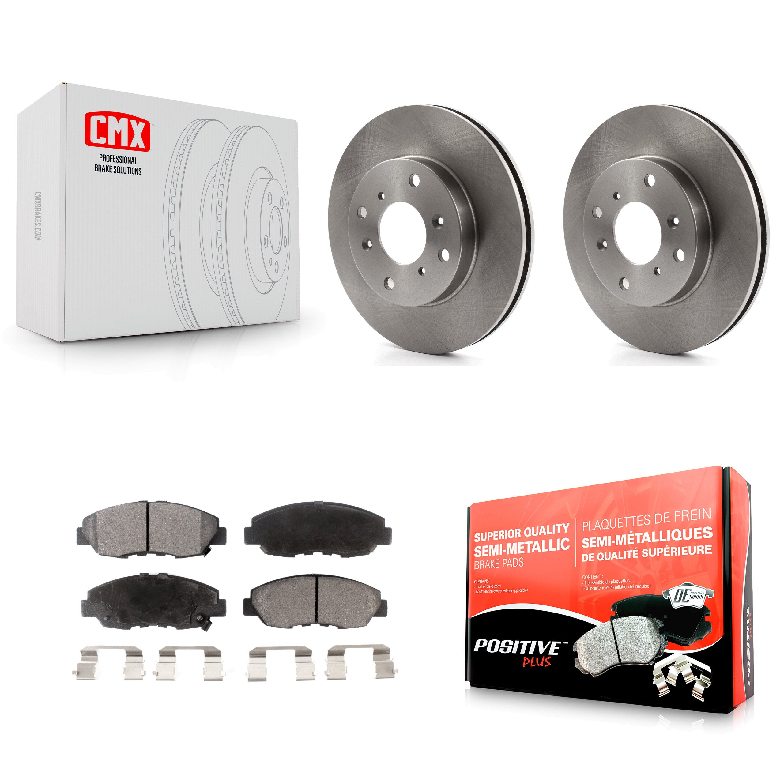 Transit Auto K8F-100296 Disc Brake Kit for 1998-2002 Acura CL, Honda Accord - Front product image
