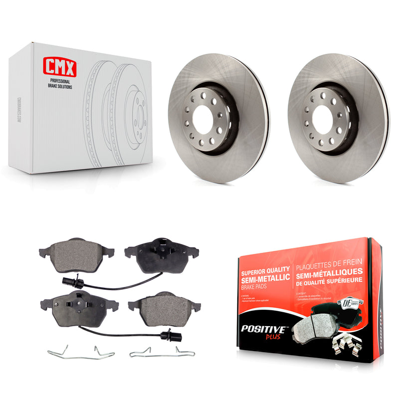Transit Auto K8F-100337 Disc Brake Kit for 2000-2006 Audi A4, Audi A4 Quattro, Audi A6 & more - Front product image