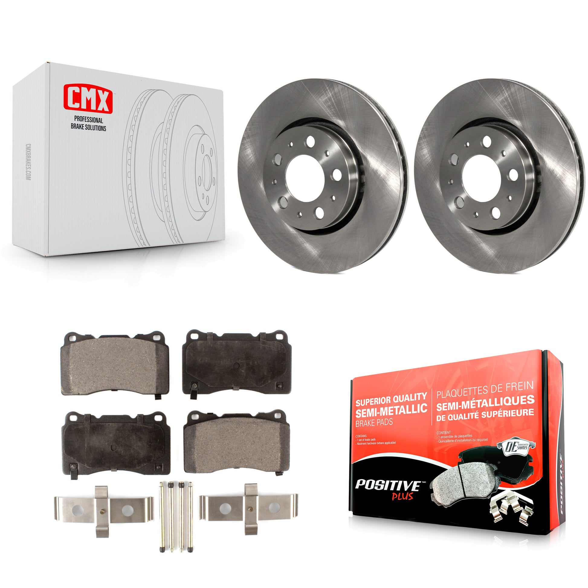 Transit Auto K8F-100349 Disc Brake Kit for 2005-2007 Volvo V70 - Front product image