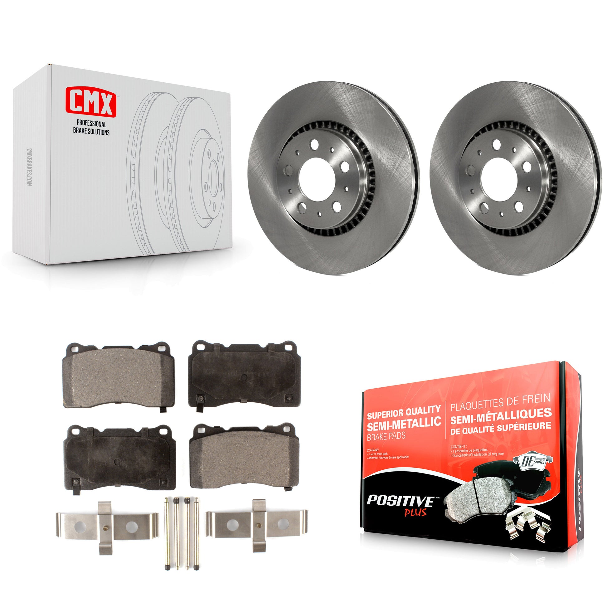 Transit Auto K8F-100351 Disc Brake Kit for 2005-2007 Volvo V70 - Front product image