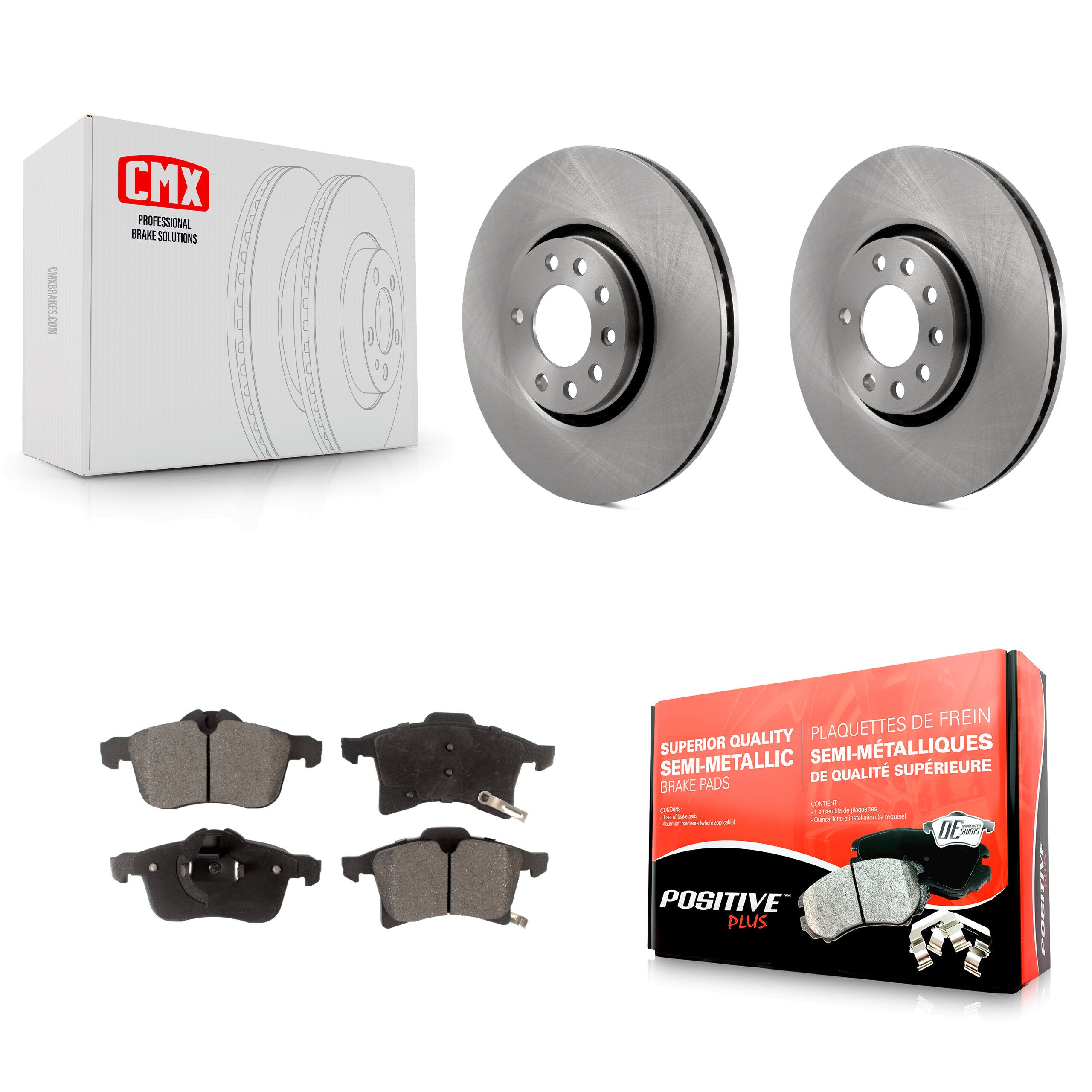 Transit Auto K8F-100353 Disc Brake Kit for 2008-2009 Saturn Astra - Front product image