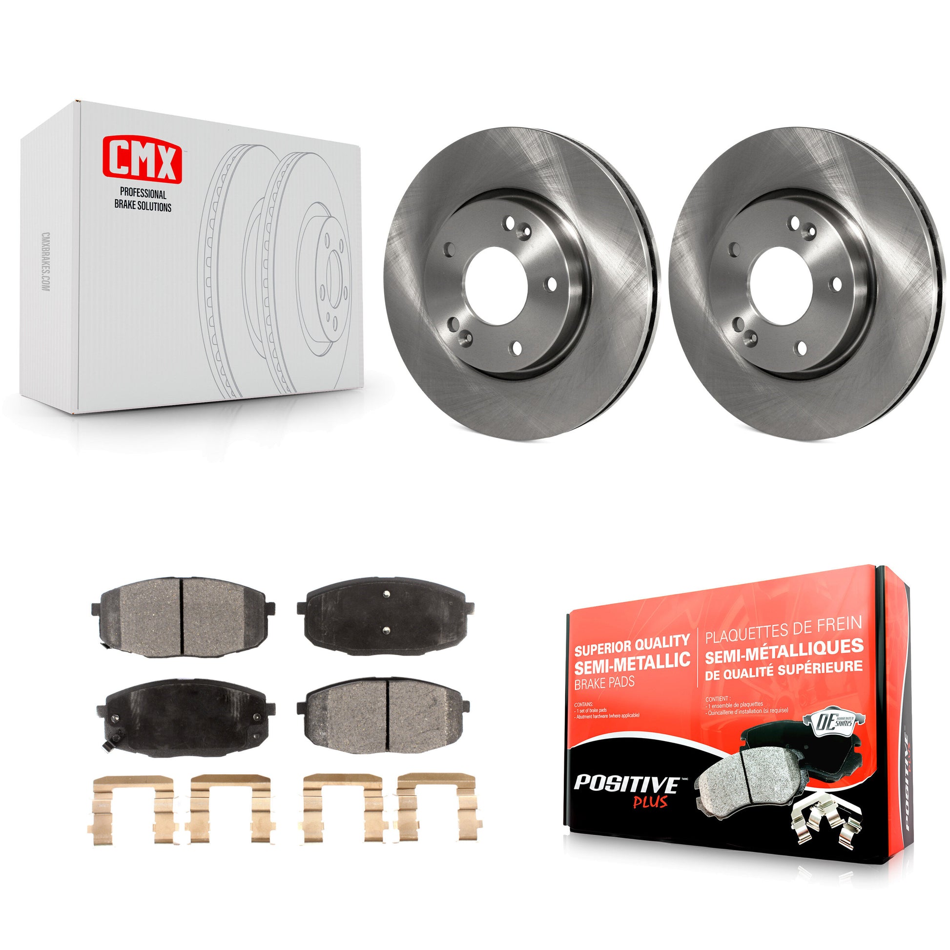 Transit Auto K8F-100366 Disc Brake Kit for 2009-2012 Hyundai Elantra - Front product image