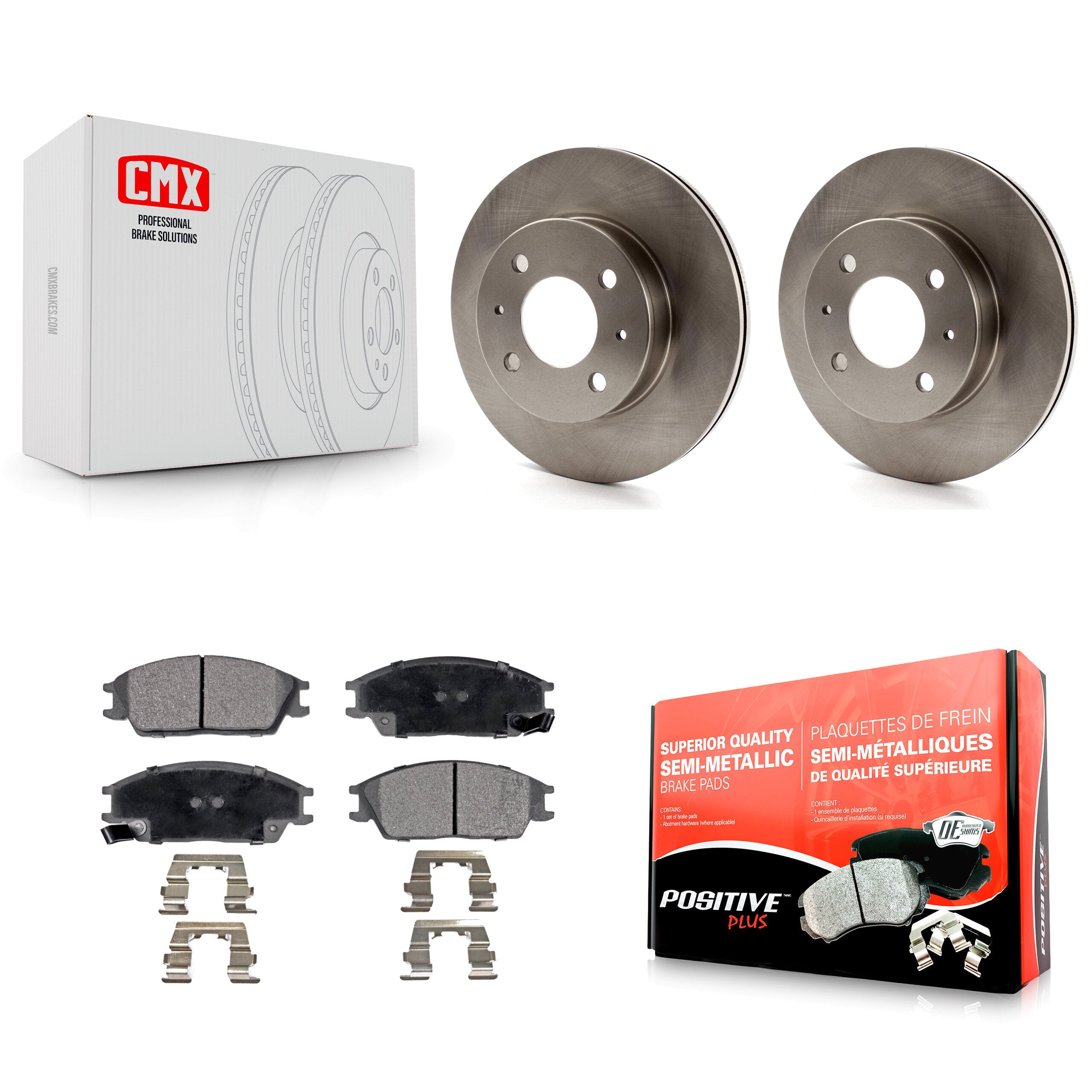 Transit Auto K8F-100392 Disc Brake Kit for 2000-2005 Hyundai Accent - Front product image