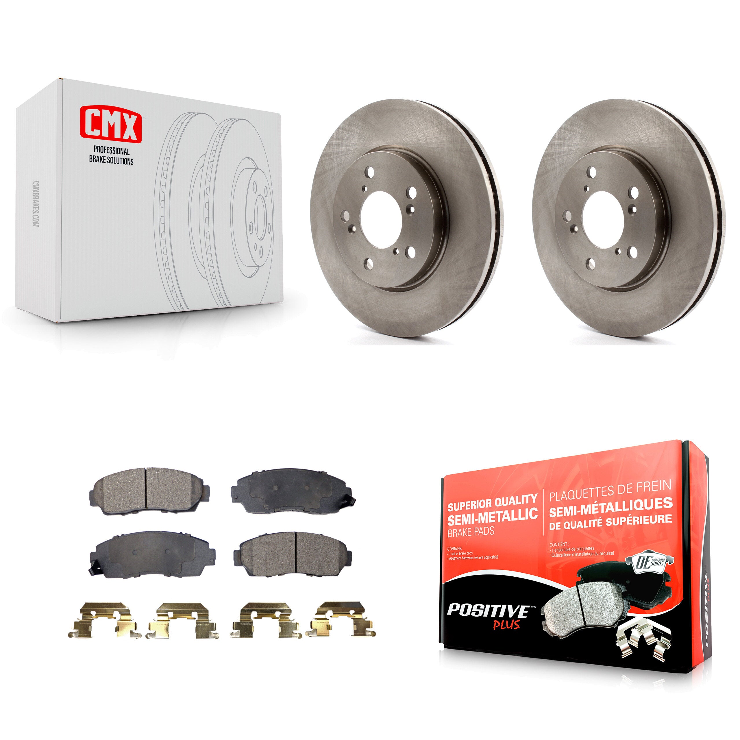Transit Auto K8F-100409 Disc Brake Kit for 2005-2010 Honda Odyssey - Front product image