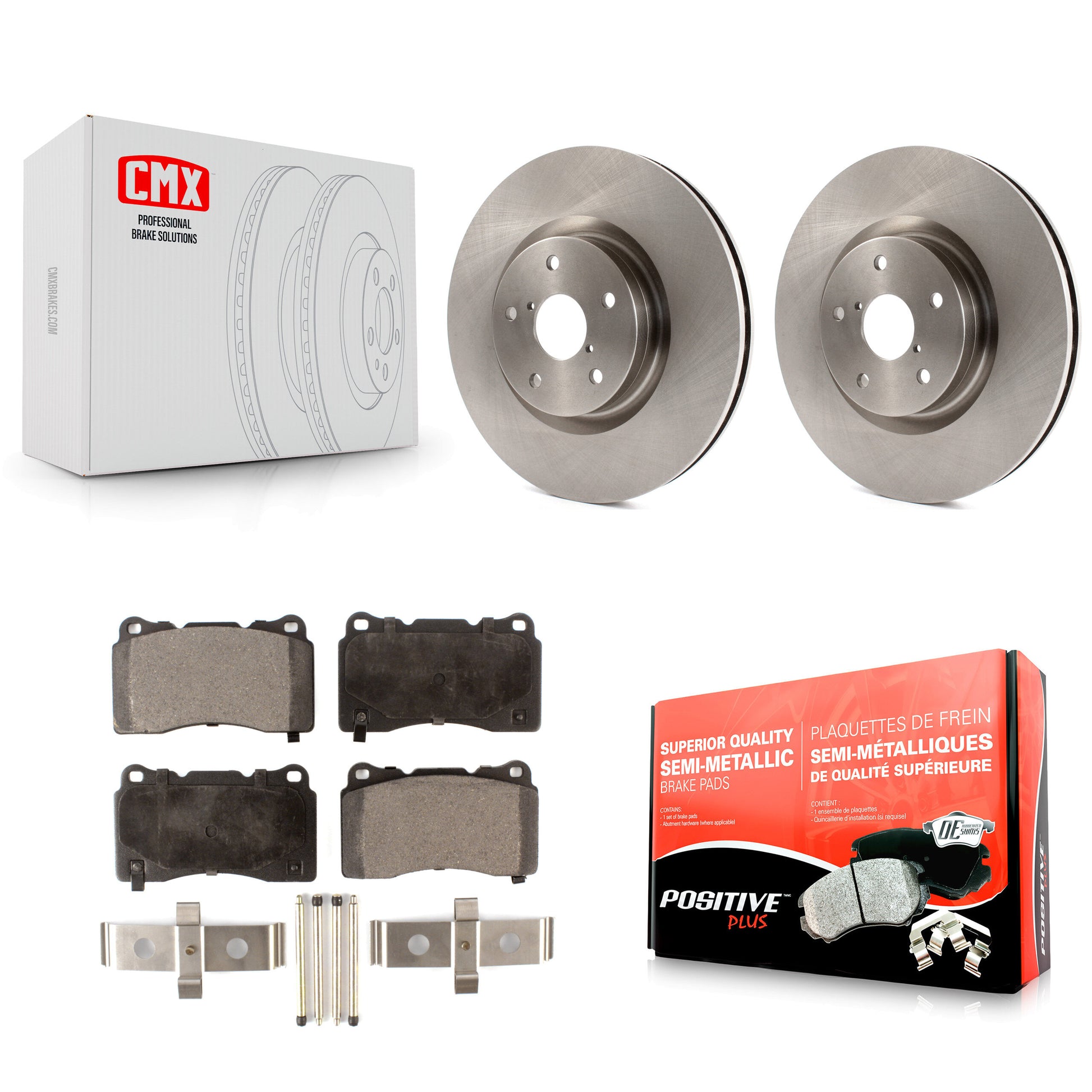 Transit Auto K8F-100426 Disc Brake Kit for 2005-2017 Subaru WRX, Subaru WRX STI, Subaru Impreza - Front product image