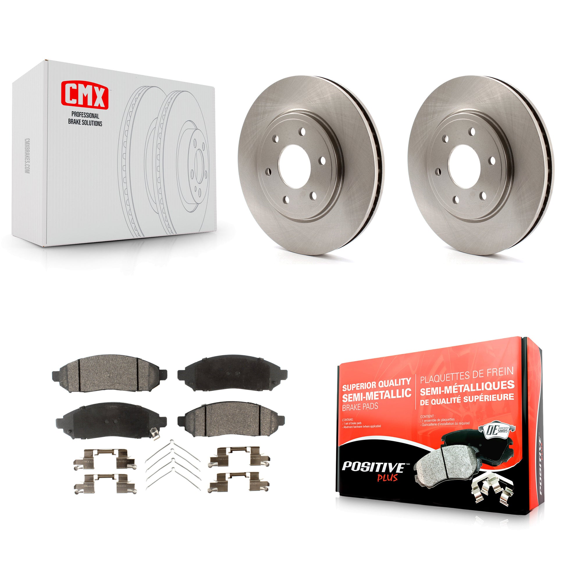 Transit Auto K8F-100429 Disc Brake Kit for 2005-2019 Suzuki Equator, Nissan Frontier product image