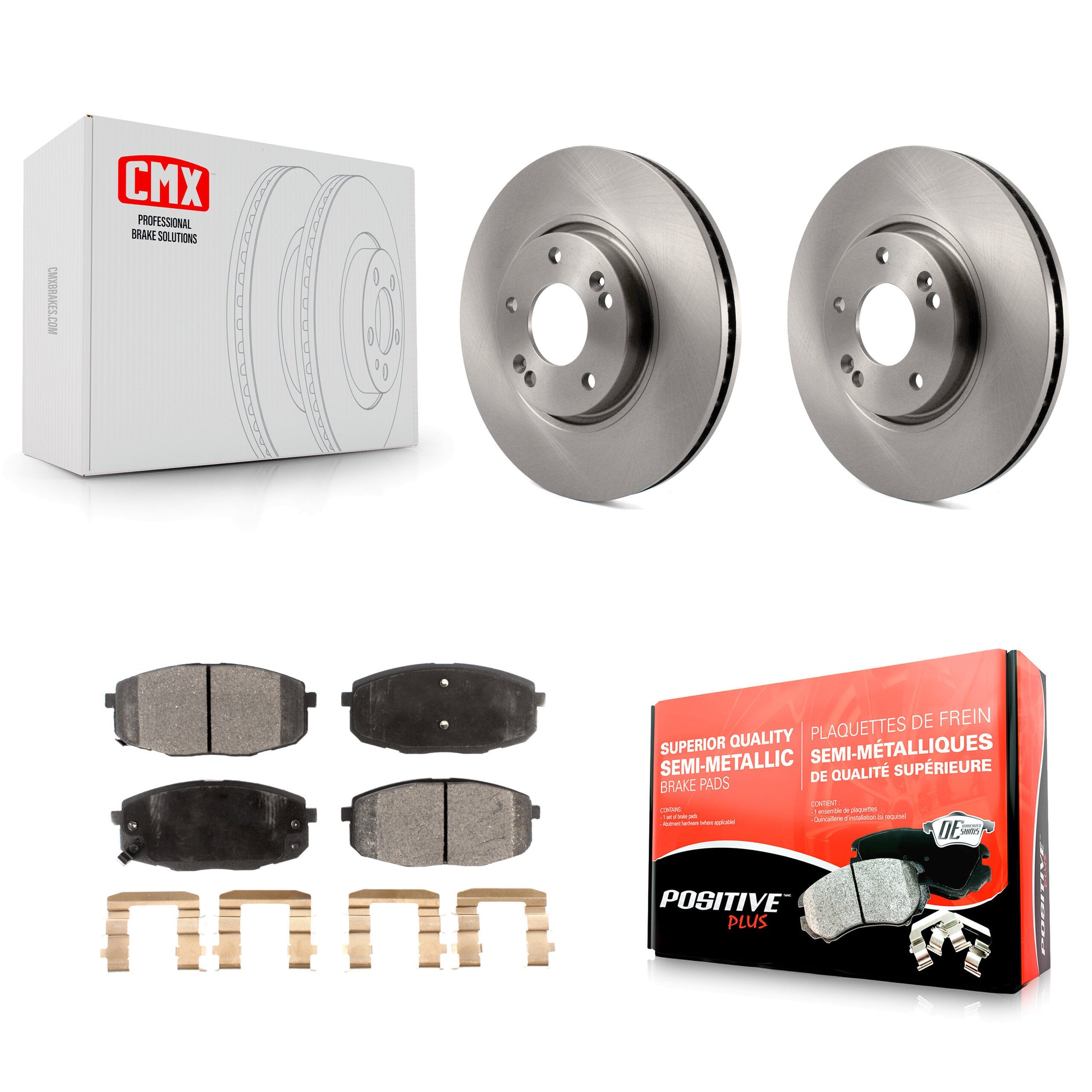 Transit Auto K8F-100450 Disc Brake Kit for 2010-2013 Kia Forte5, Kia Forte, Kia Forte Koup - Front product image