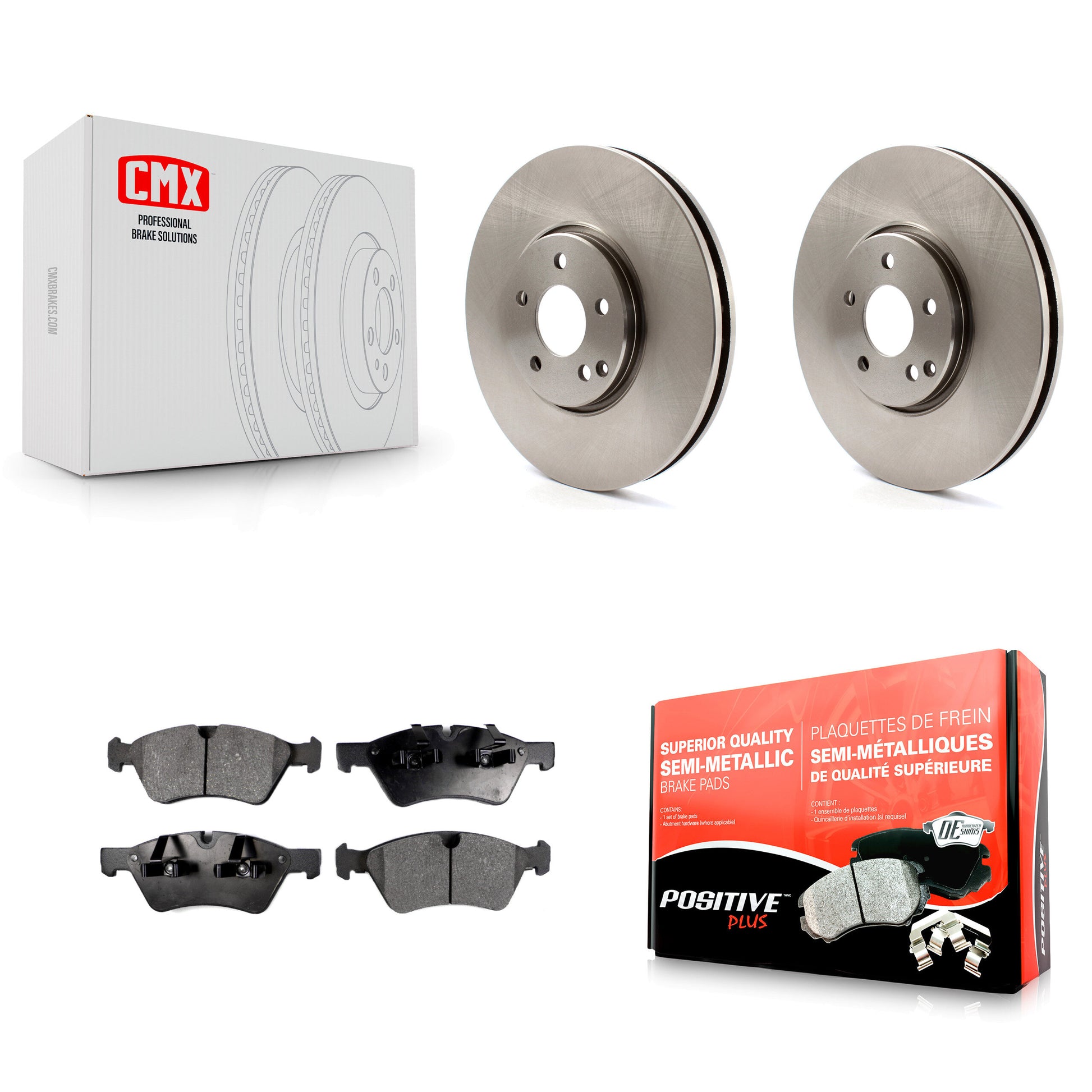 Transit Auto K8F-100481 Disc Brake Kit for 2006-2009 Mercedes-Benz E550, Mercedes-Benz E500 - Front product image
