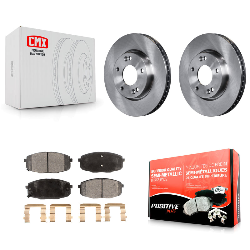Transit Auto K8F-100553 Disc Brake Kit for 2010-2013 Kia Forte5, Kia Forte, Kia Forte Koup - Front product image