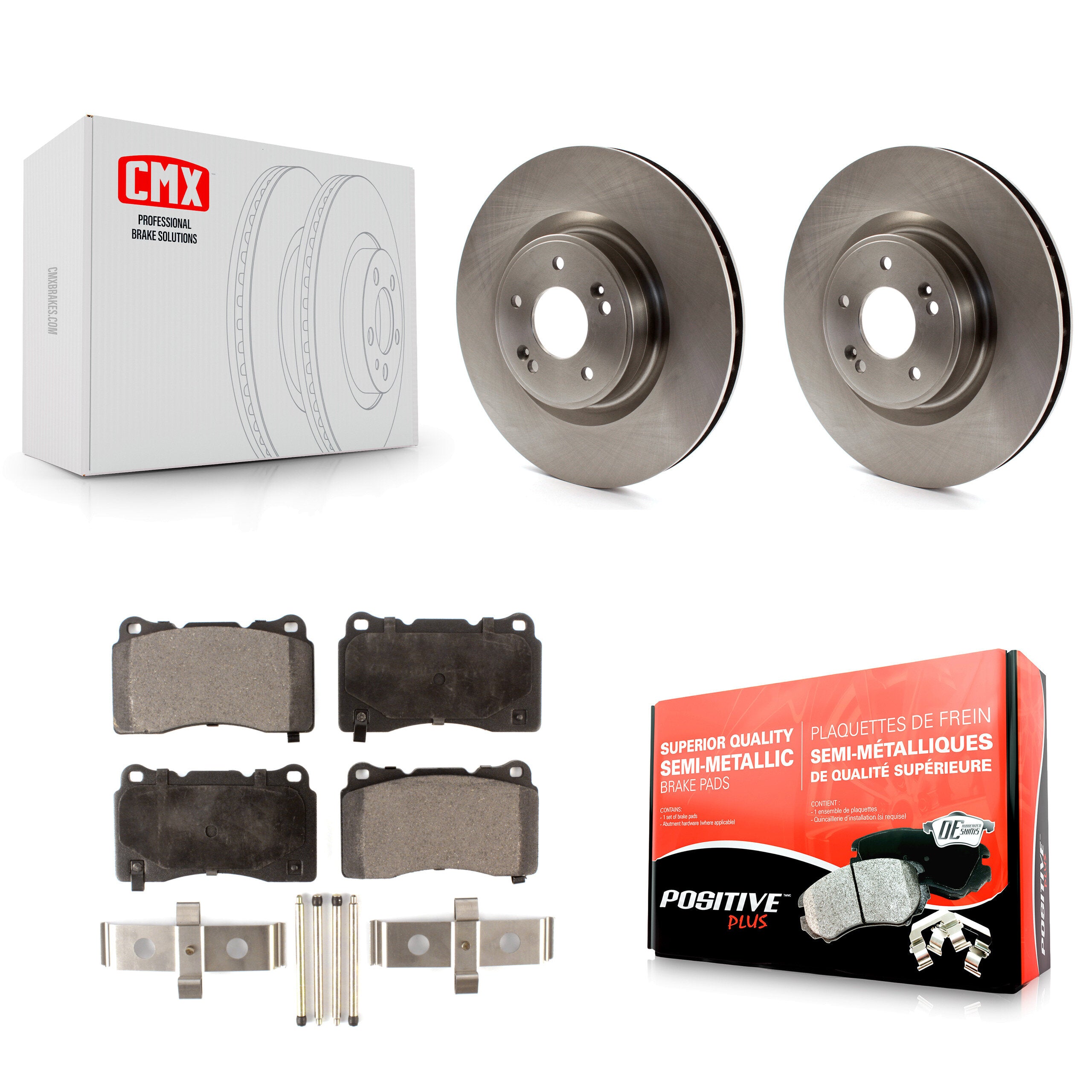 Transit Auto K8F-100557 Disc Brake Kit for 2010-2016 Hyundai Genesis Coupe - Front product image