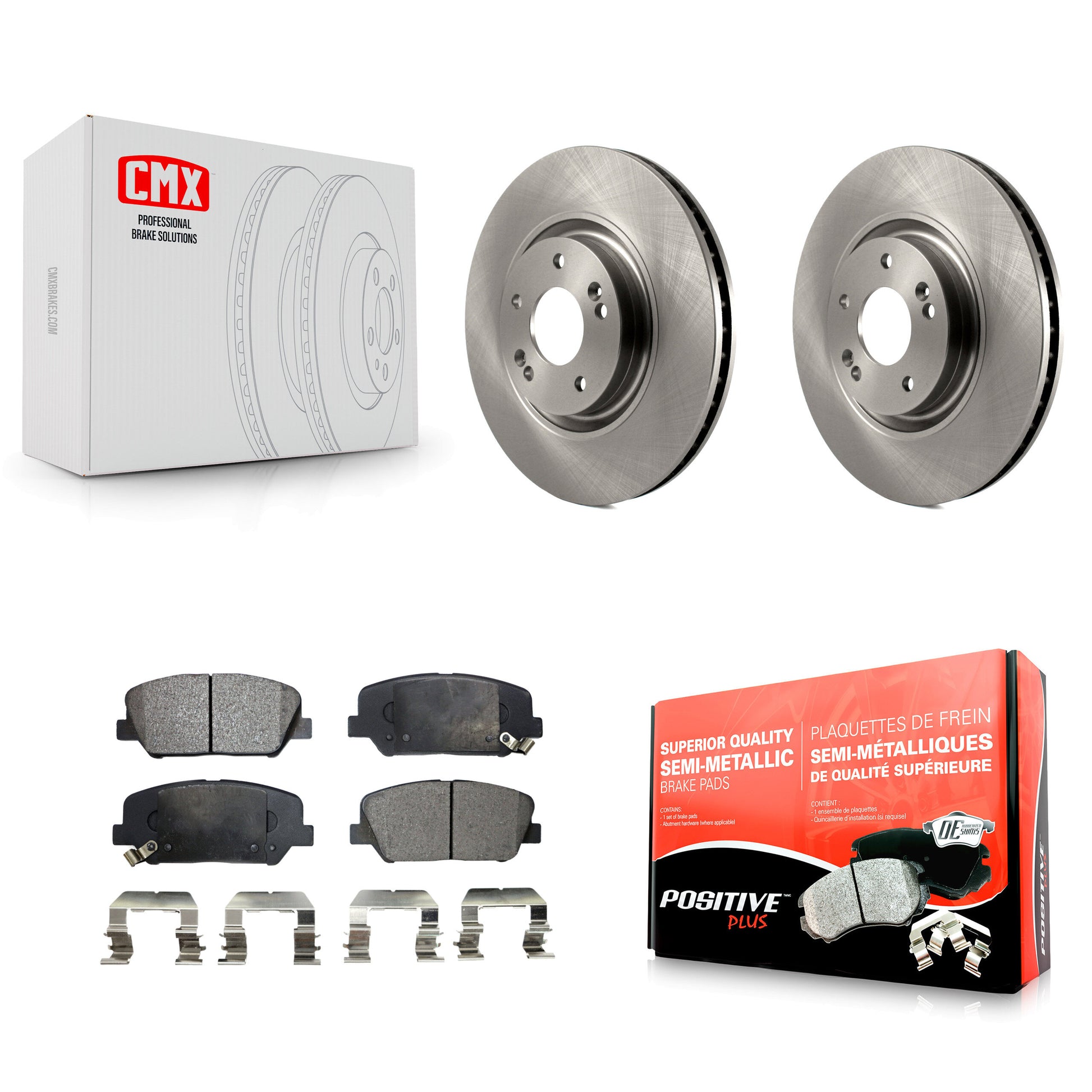 Transit Auto K8F-100577 Disc Brake Kit for 2011-2015 Kia Optima - Front product image