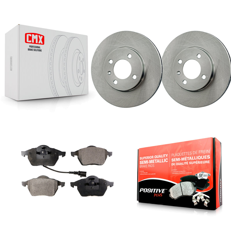Transit Auto K8F-100645 Disc Brake Kit for 1996-1998 Volkswagen Jetta - Front product image