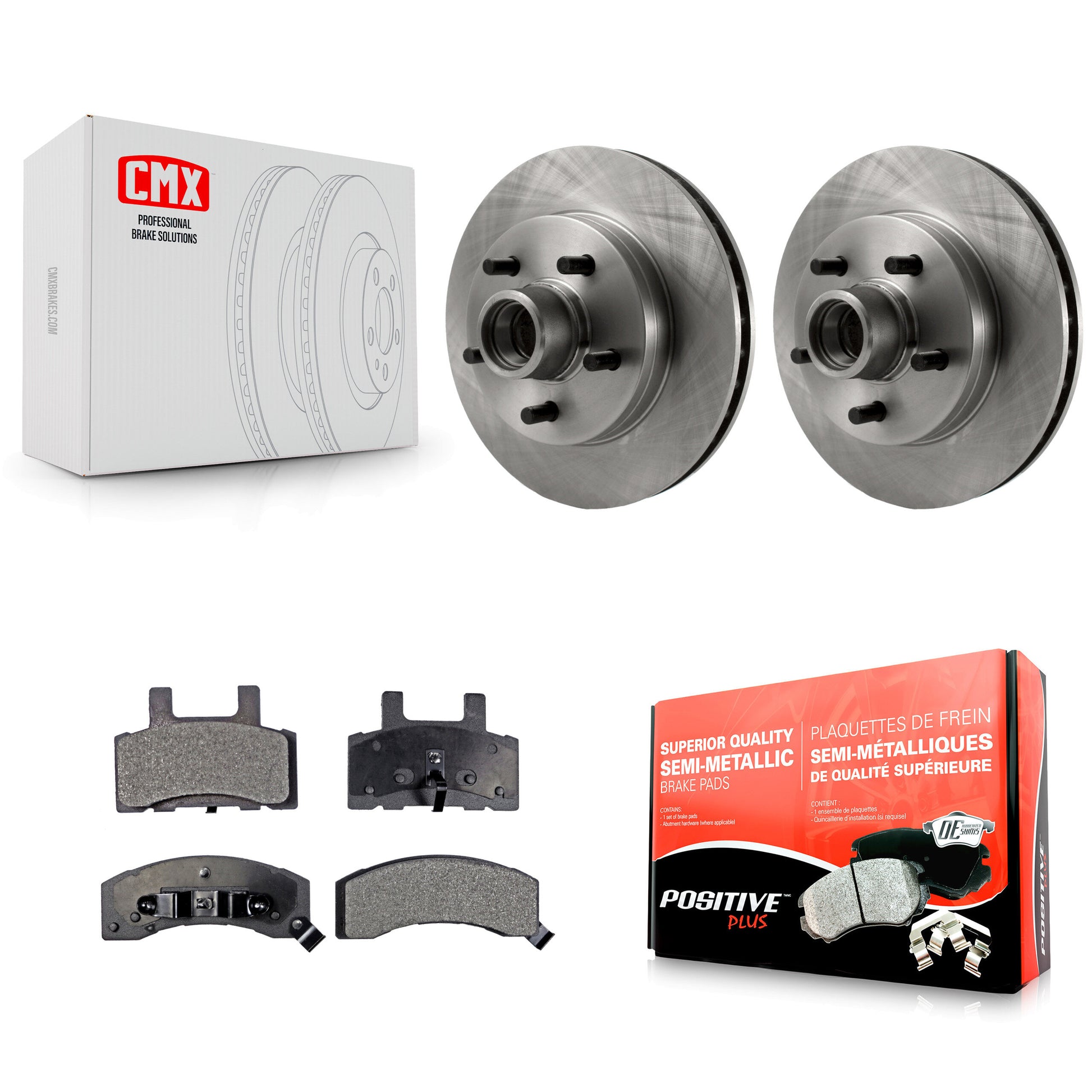 Transit Auto K8F-100659 Disc Brake Kit for 1994-1999 Chevrolet Tahoe, Chevrolet C1500 Suburban - Front product image