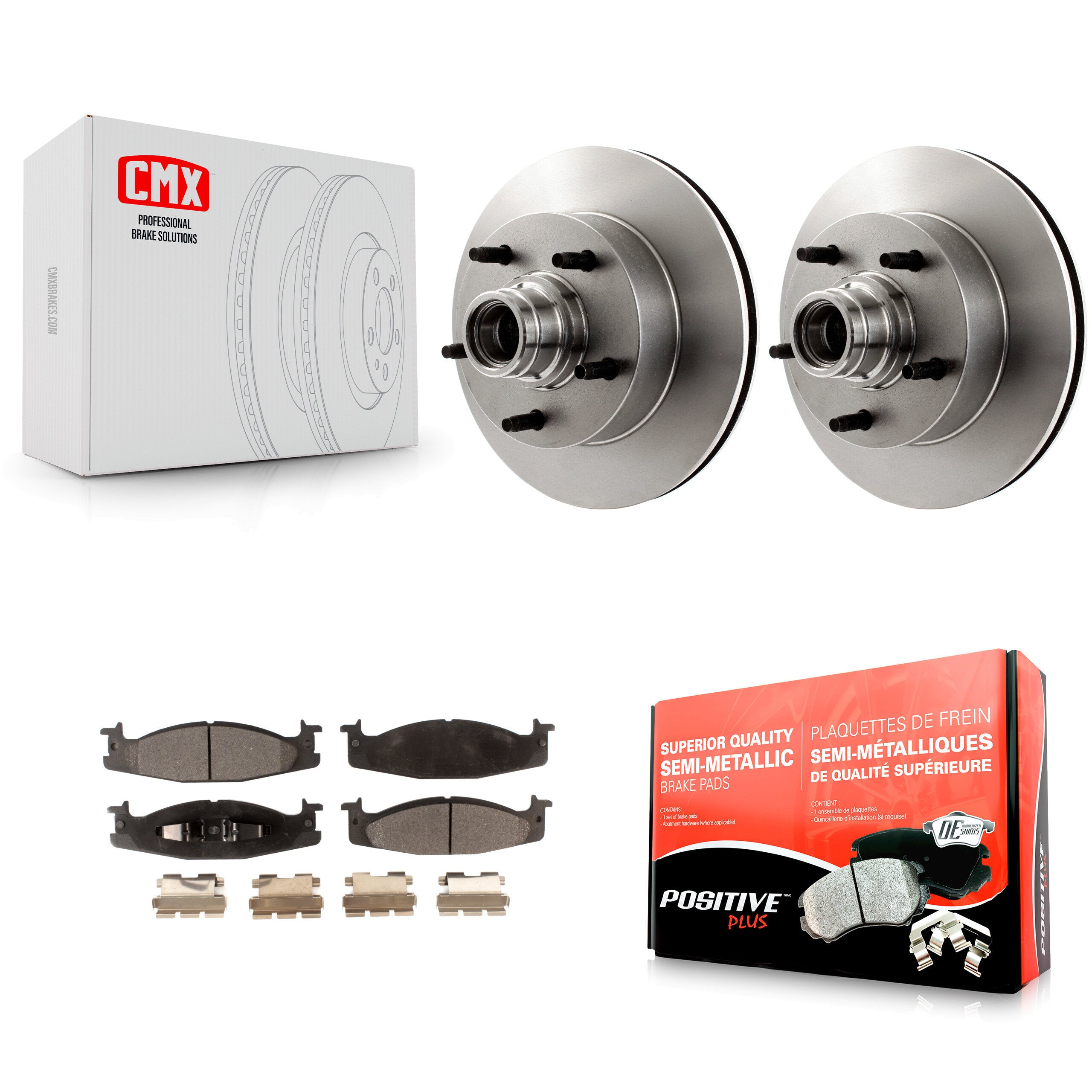 Transit Auto K8F-100668 Disc Brake Kit for 1994-2003 Ford E-150, Ford E-150 Club Wagon, Ford E-150 Econoline & more - Front product image