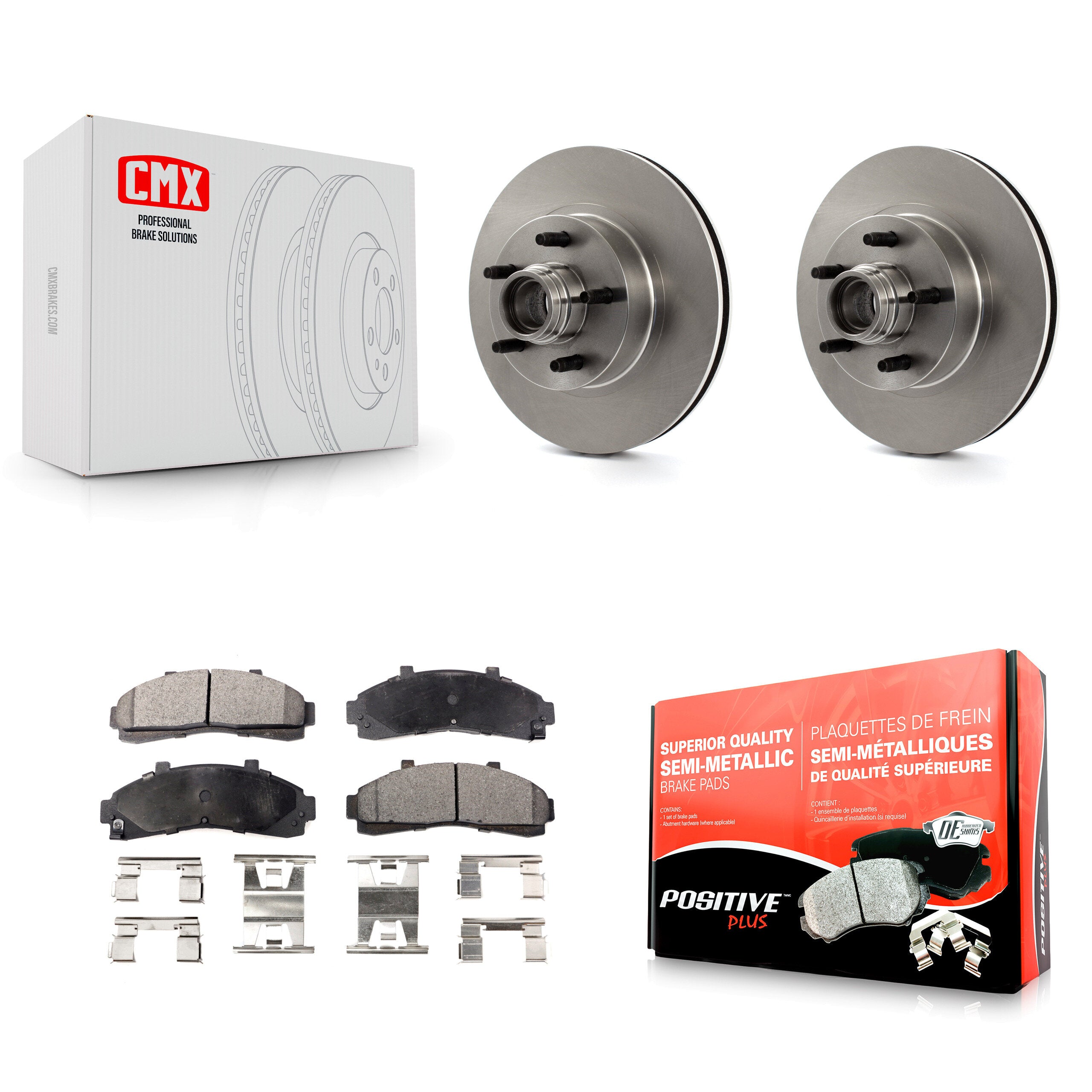 Transit Auto K8F-100677 Disc Brake Kit for 1995-2002 Ford Ranger, Mazda B2300, Mazda B2500 & more - Front product image