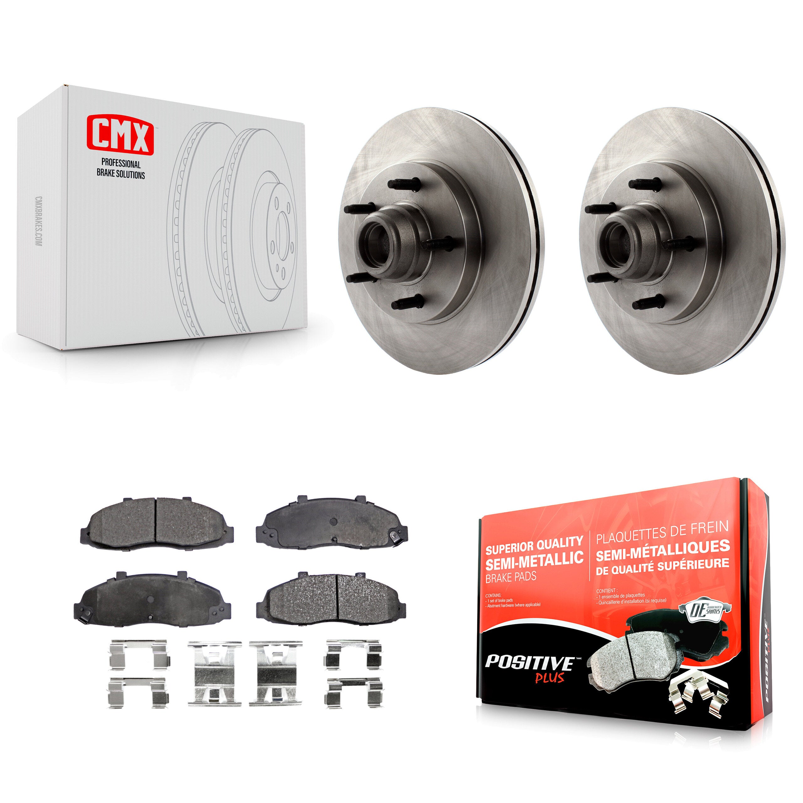 Transit Auto K8F-100686 Disc Brake Kit for 1997-2003 Ford F-150 - Front product image