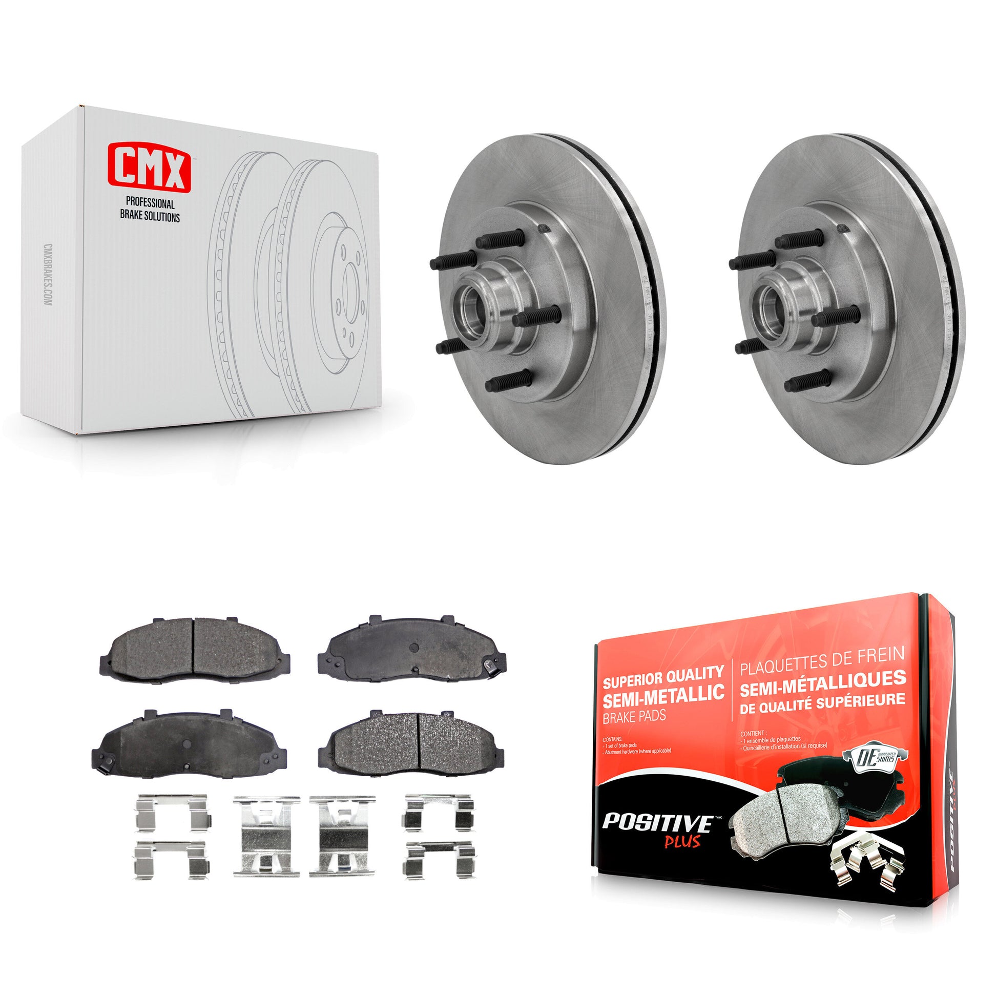 Transit Auto K8F-100688 Disc Brake Kit for 2002-2003 Lincoln Blackwood - Front product image