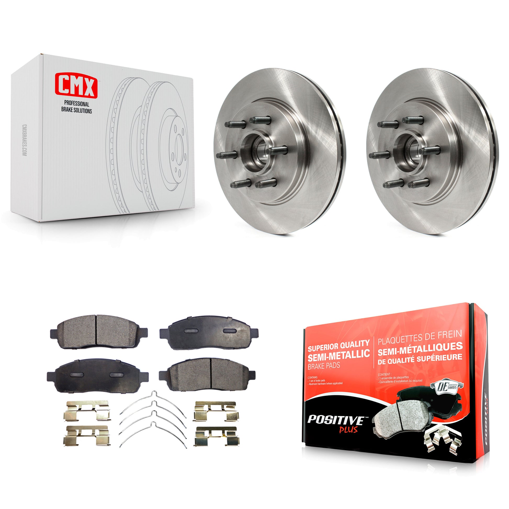 Transit Auto K8F-100691 Disc Brake Kit for 2004-2008 Lincoln Mark LT, Ford F-150 - Front product image
