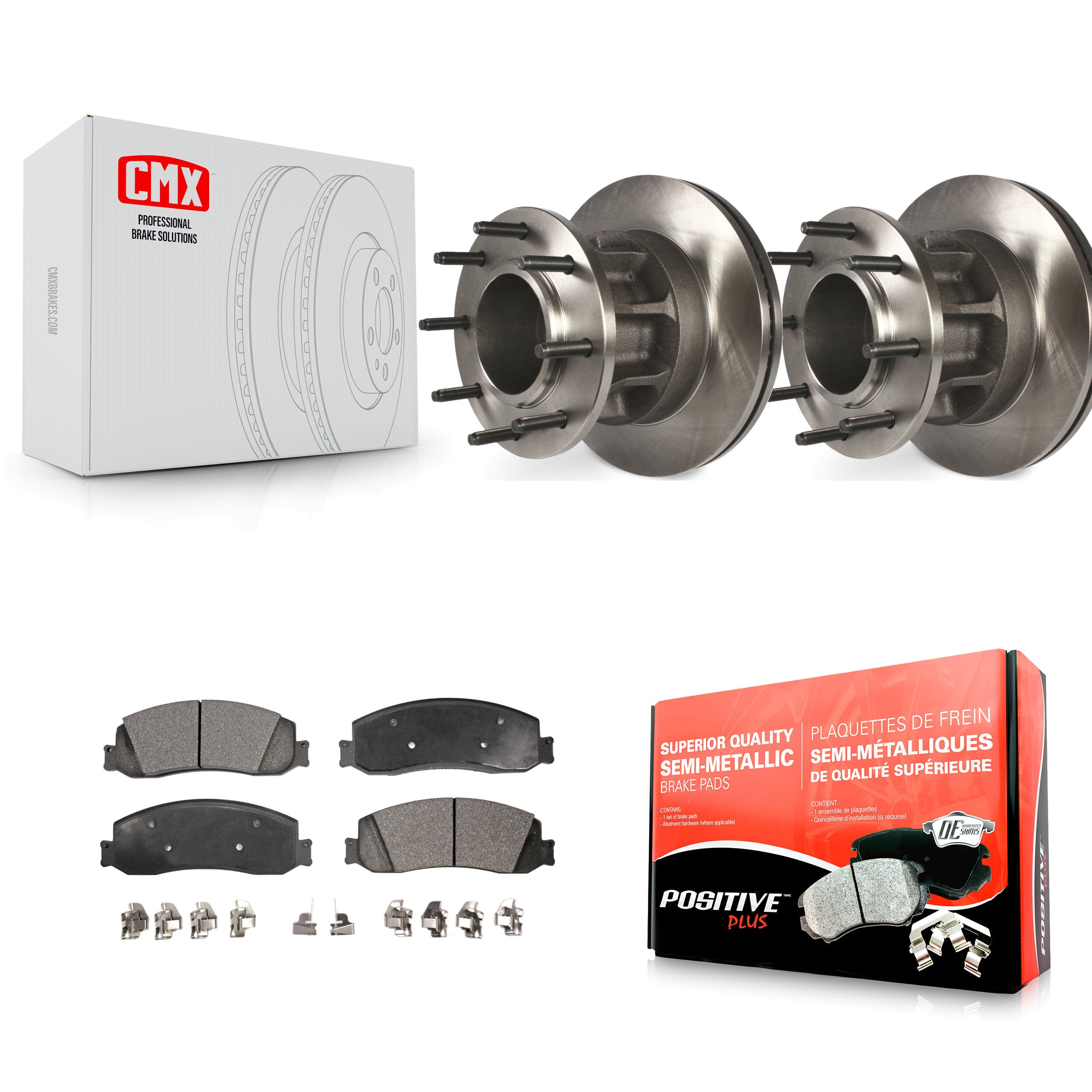 Transit Auto K8F-100699 Disc Brake Kit for 2011-2012 Ford F-350 Super Duty, Ford F-250 Super Duty - Front product image