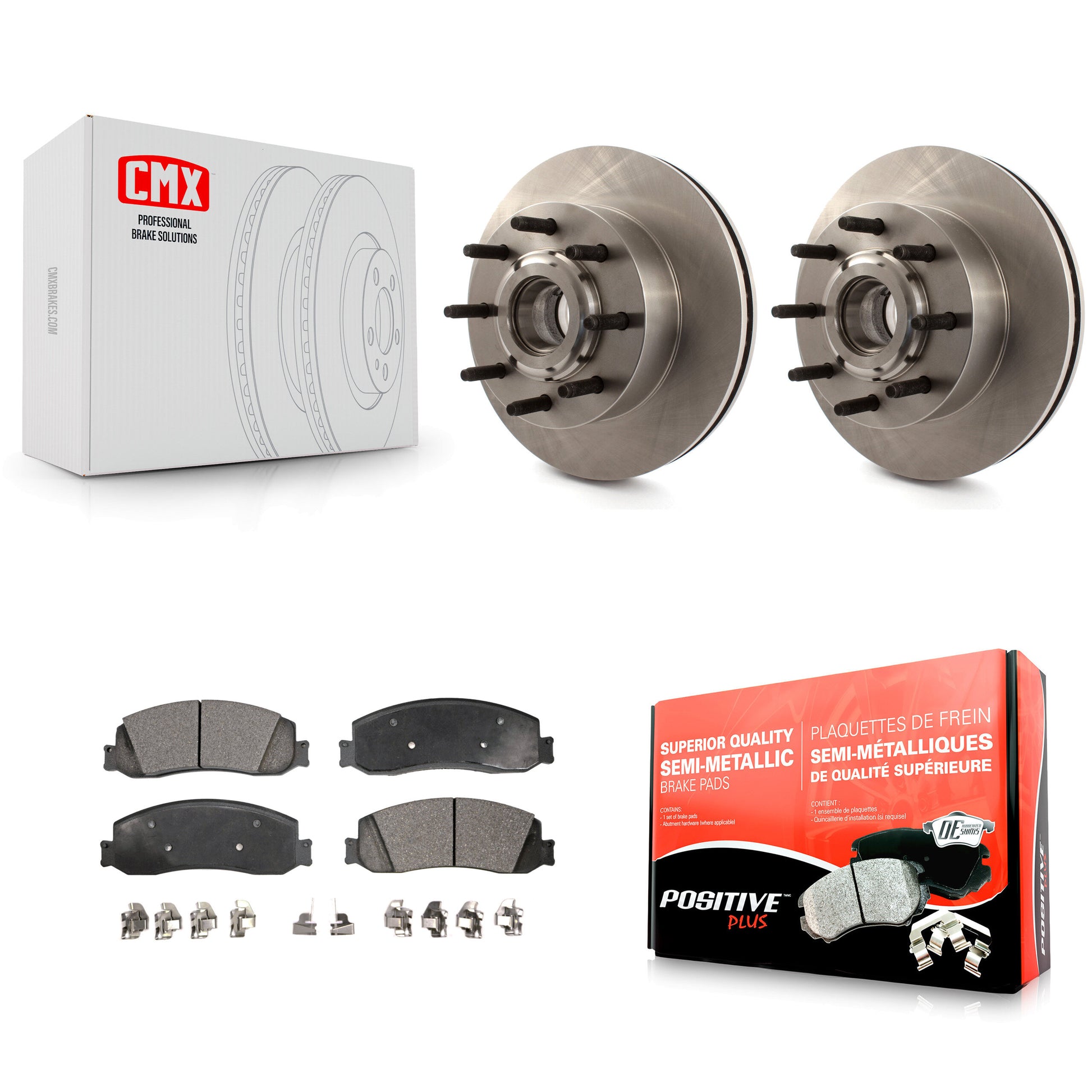 Transit Auto K8F-100701 Disc Brake Kit for 2008-2011 Ford F-250 Super Duty, Ford F-350 Super Duty - Front product image
