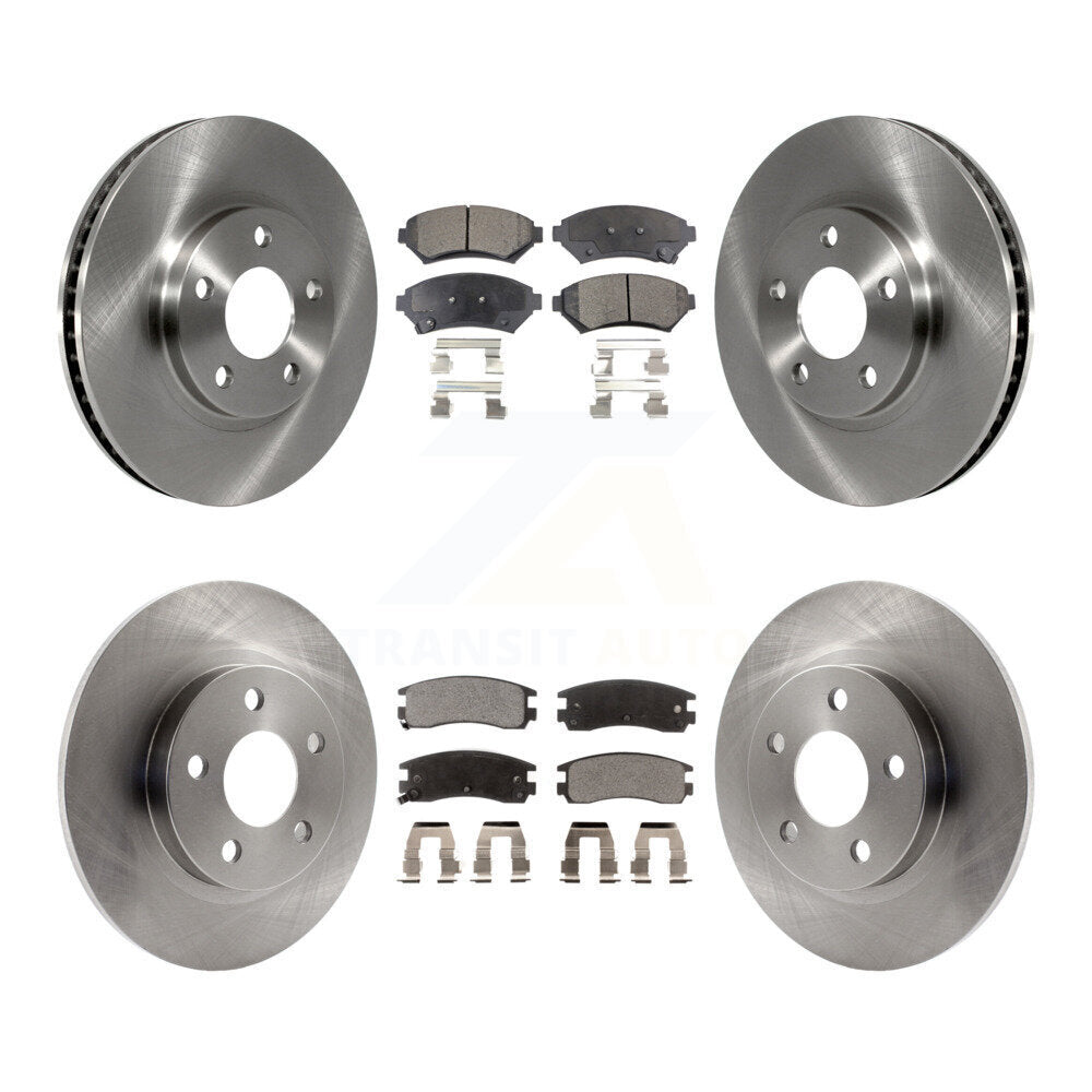 Transit Auto K8F-100721 Disc Brake Kit for 2000-2005 Cadillac DeVille, Cadillac Seville, Buick Park Avenue - Front and Rear product image