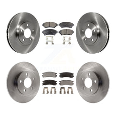 Transit Auto K8F-100721 Disc Brake Kit for 2000-2005 Cadillac DeVille, Cadillac Seville, Buick Park Avenue - Front and Rear product image