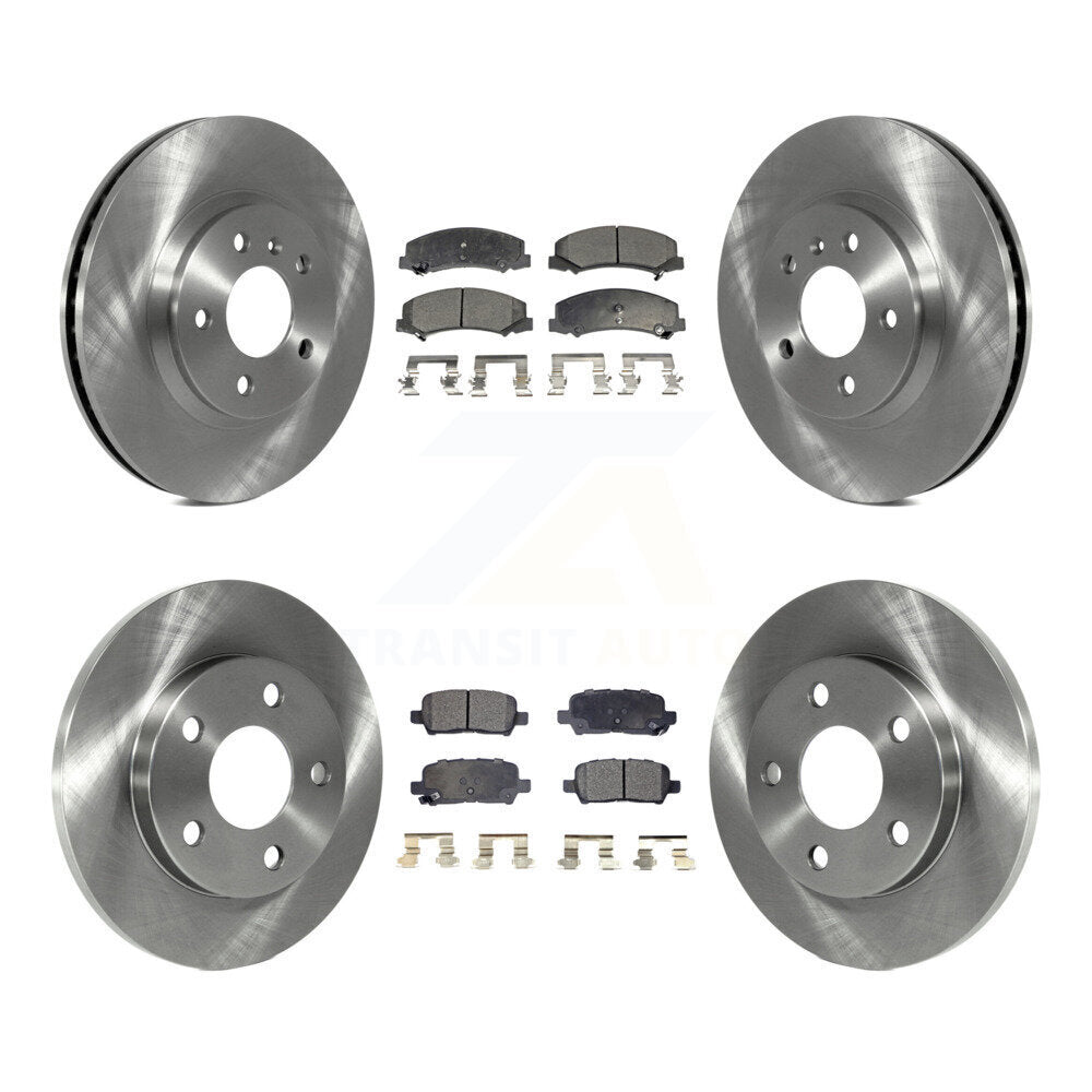 Transit Auto K8F-100787 Disc Brake Kit for 2010-2016 Chevrolet Impala Limited, Chevrolet Impala - Front and Rear product image