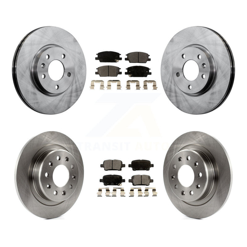 Transit Auto K8F-100832 Disc Brake Kit for 2016-2020 Chevrolet Equinox, GMC Terrain, Buick LaCrosse & more - Front and Rear product image