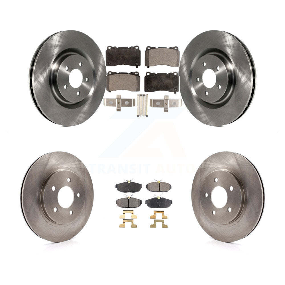 Transit Auto K8F-100886 Disc Brake Kit for 2007-2011 Ford Mustang - Front and Rear product image