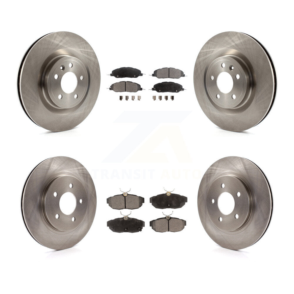 Transit Auto K8F-100906 Disc Brake Kit for 2011-2014 Ford Mustang - Front and Rear product image