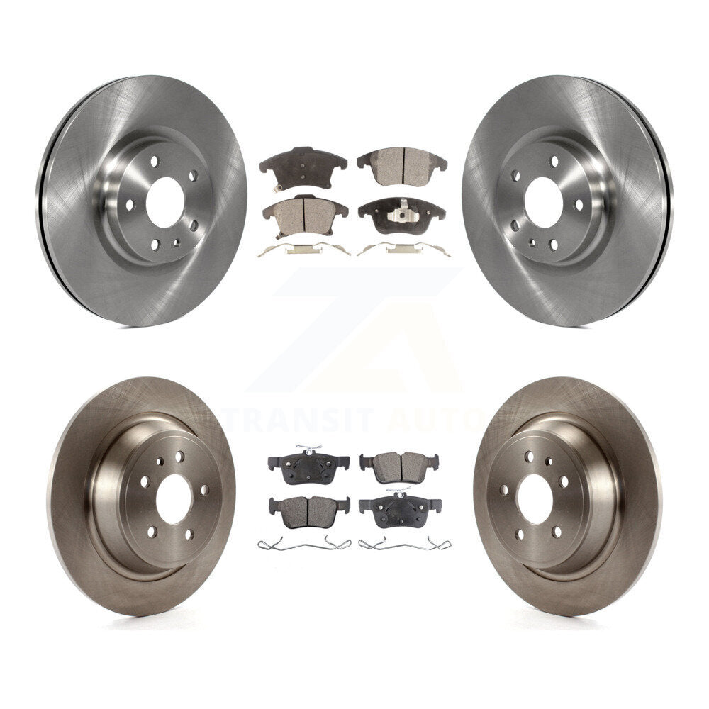 Transit Auto K8F-100913 Disc Brake Kit for 2013-2018 Ford Fusion, Lincoln MKZ - Front and Rear product image
