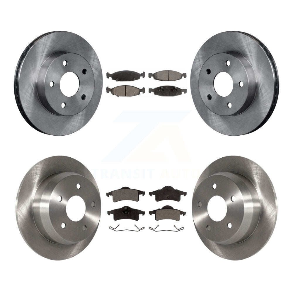 Transit Auto K8F-100929 Disc Brake Kit for 1999-2002 Jeep Grand Cherokee - Front and Rear product image