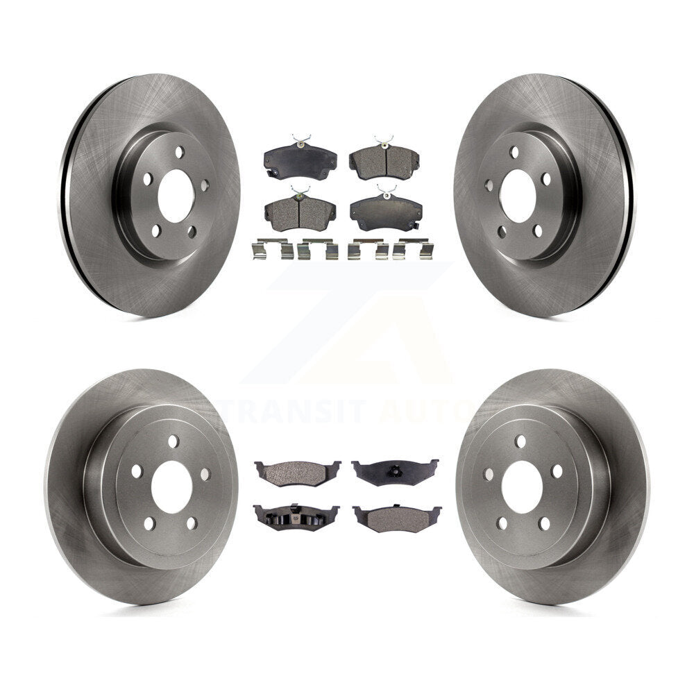 Transit Auto K8F-100937 Disc Brake Kit for 2008-2010 Chrysler PT Cruiser - Front and Rear product image