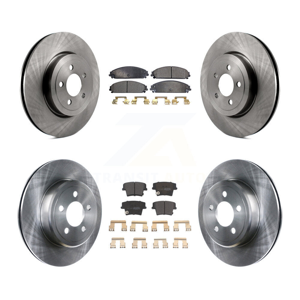 Transit Auto K8F-100957 Disc Brake Kit for 2005-2023 Dodge Challenger, Dodge Charger, Chrysler 300 - Front and Rear product image