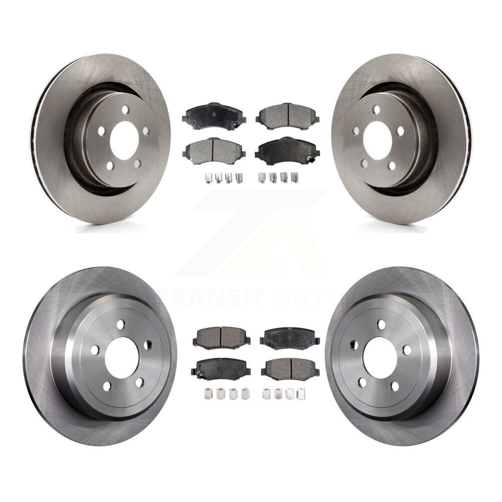 Transit Auto K8F-100975 Disc Brake Kit for 2008-2012 Dodge Nitro, Jeep Liberty - Front and Rear product image