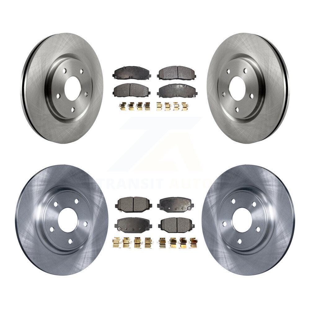 Transit Auto K8F-100985 Disc Brake Kit for 2012-2020 Dodge Grand Caravan, Dodge Journey, Chrysler Town & Country & more - Front and Rear product image
